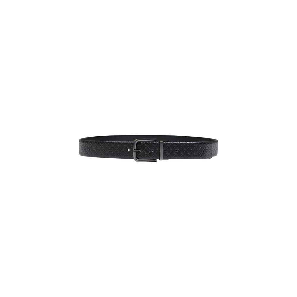 Bicolor Leather Regular Belt