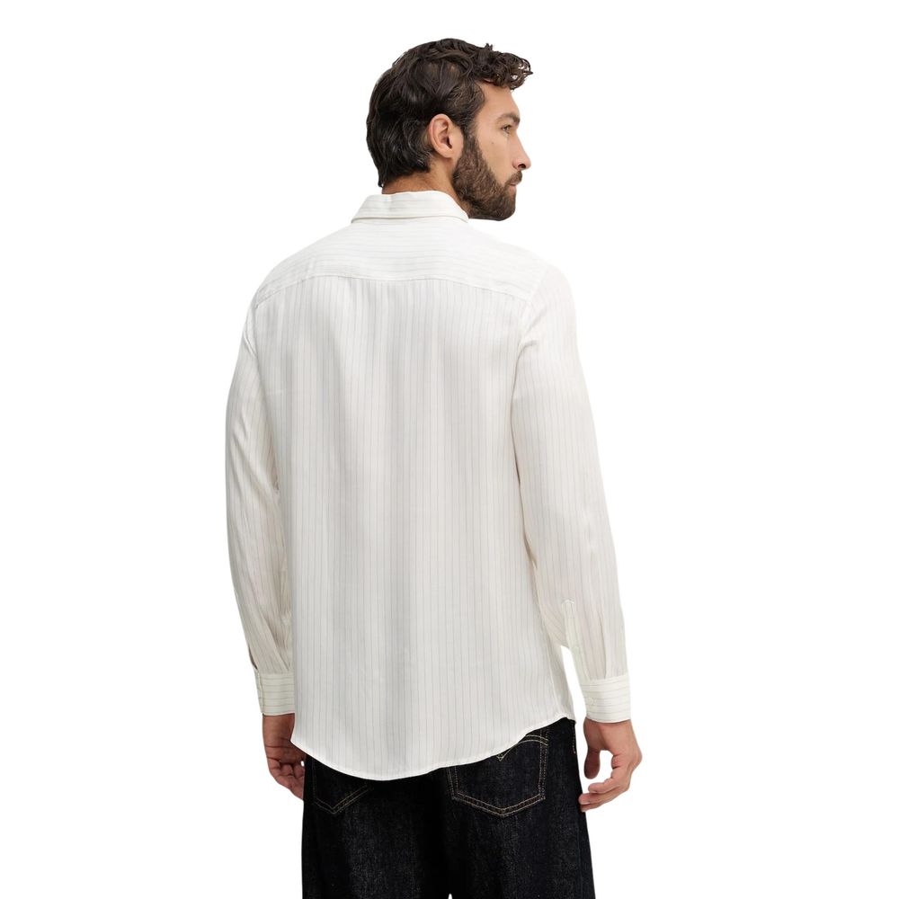 Bicolor Viscose Pattern Shirt 2