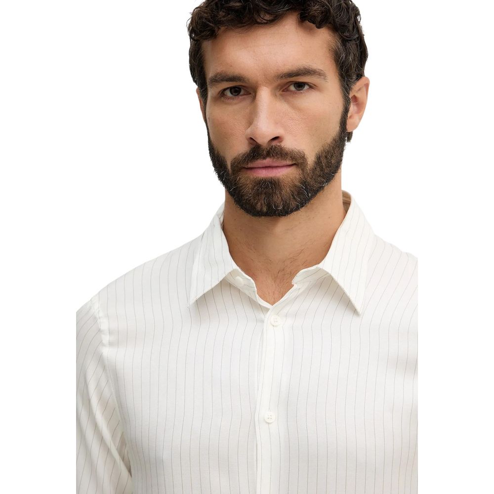 Bicolor Viscose Pattern Shirt 3