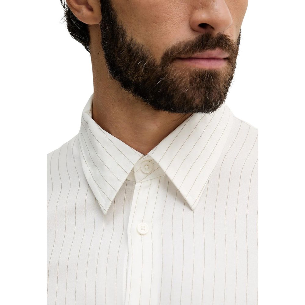 Bicolor Viscose Pattern Shirt 4