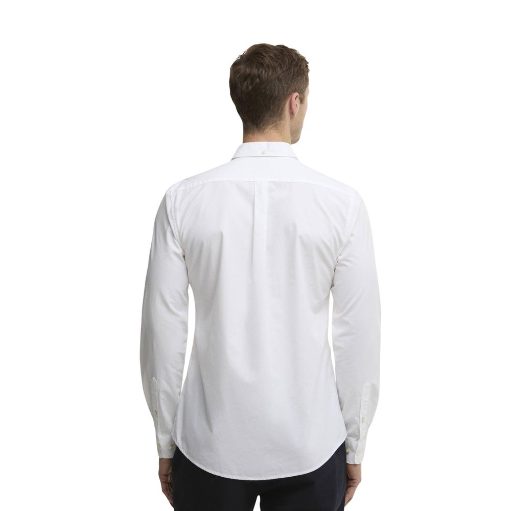 White Cotton Dress Shirt 4