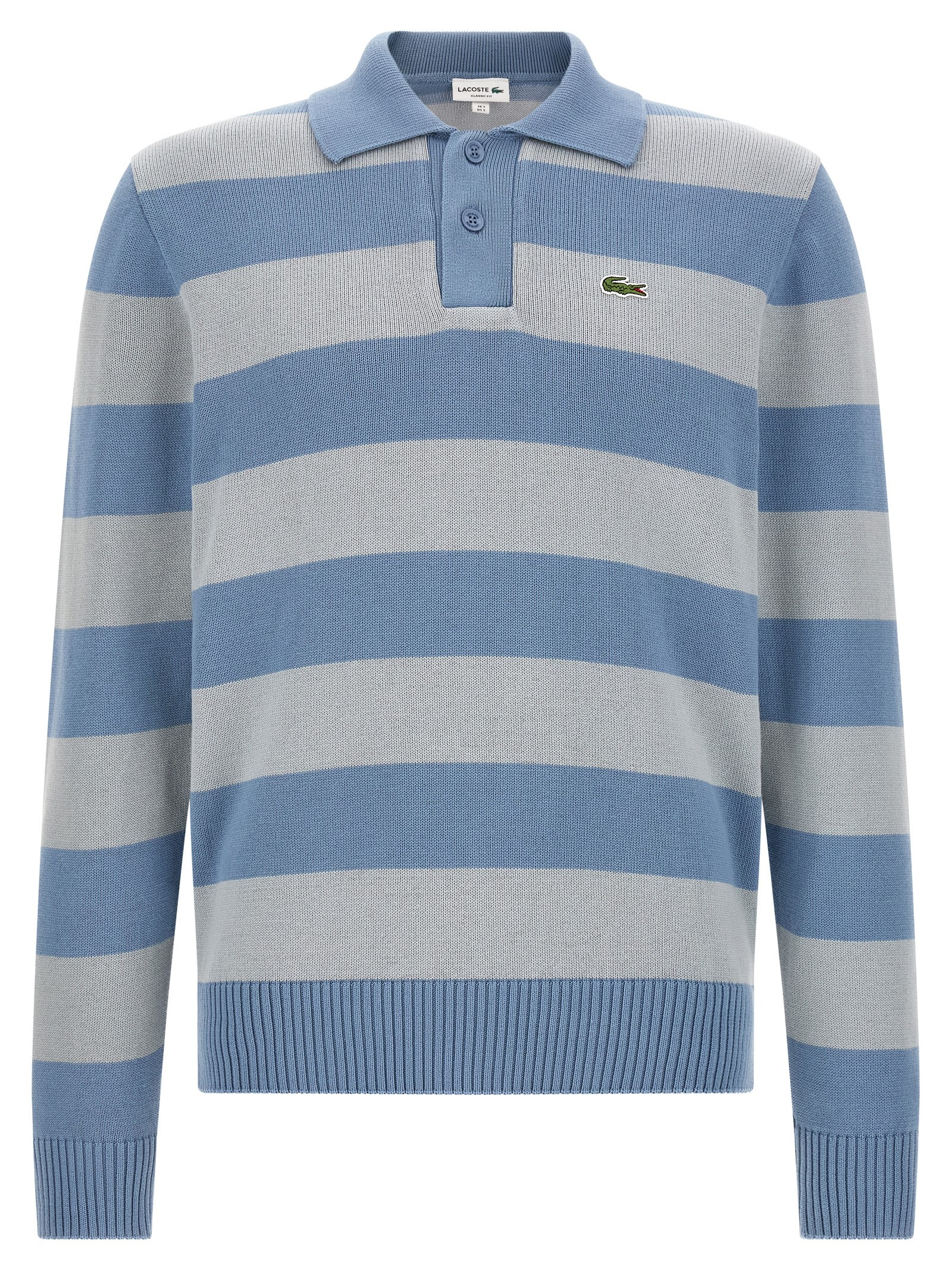 Blue Cotton Polo Shirt
