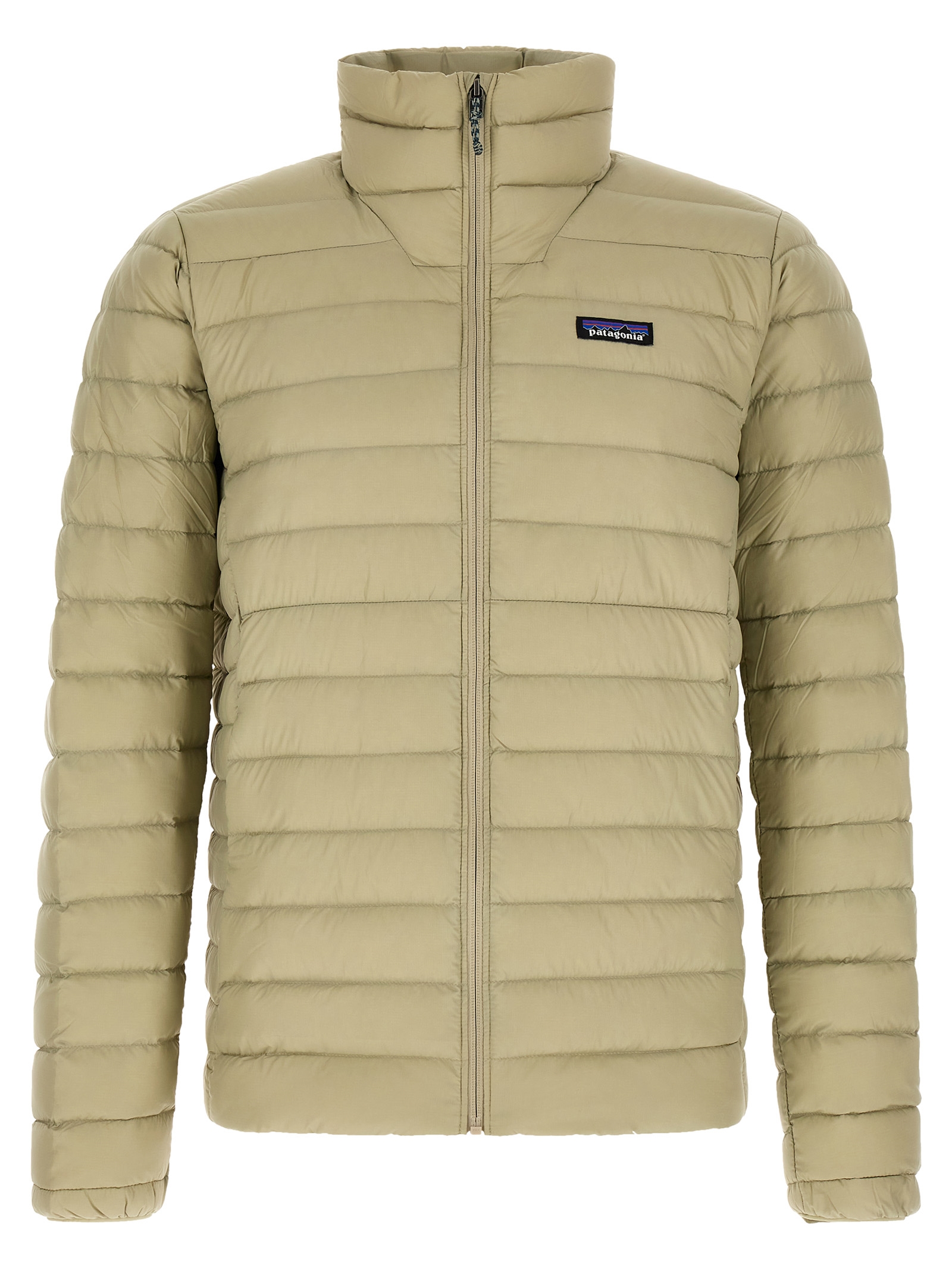 Beige Nylon Shell Jacket