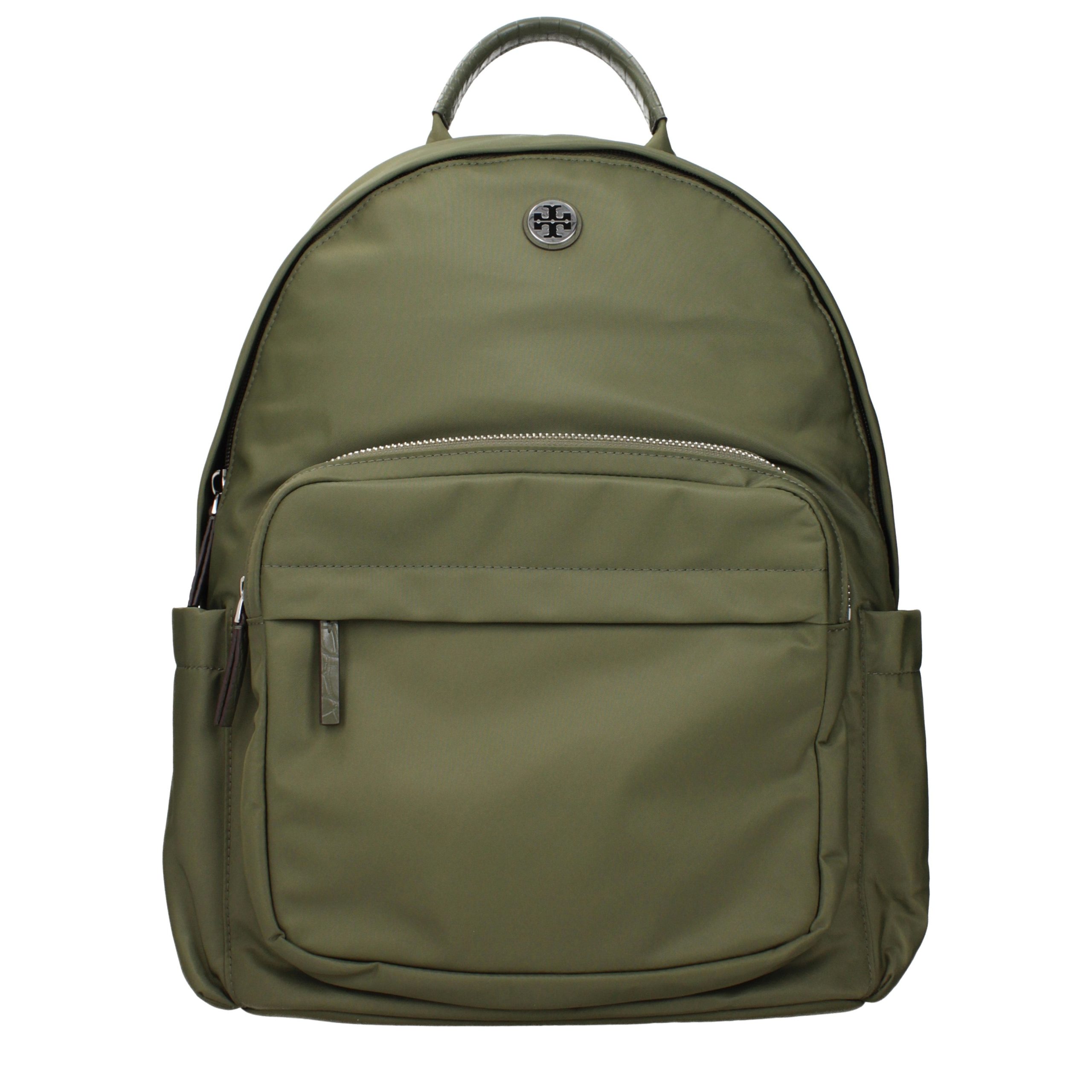 Green Nylon Backpack