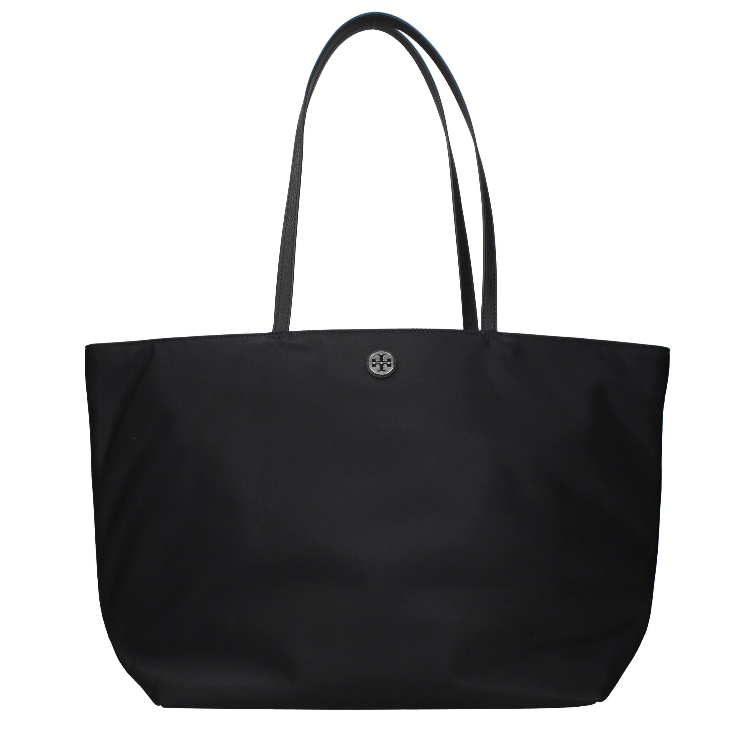 Black Fabric Shoulder Bag