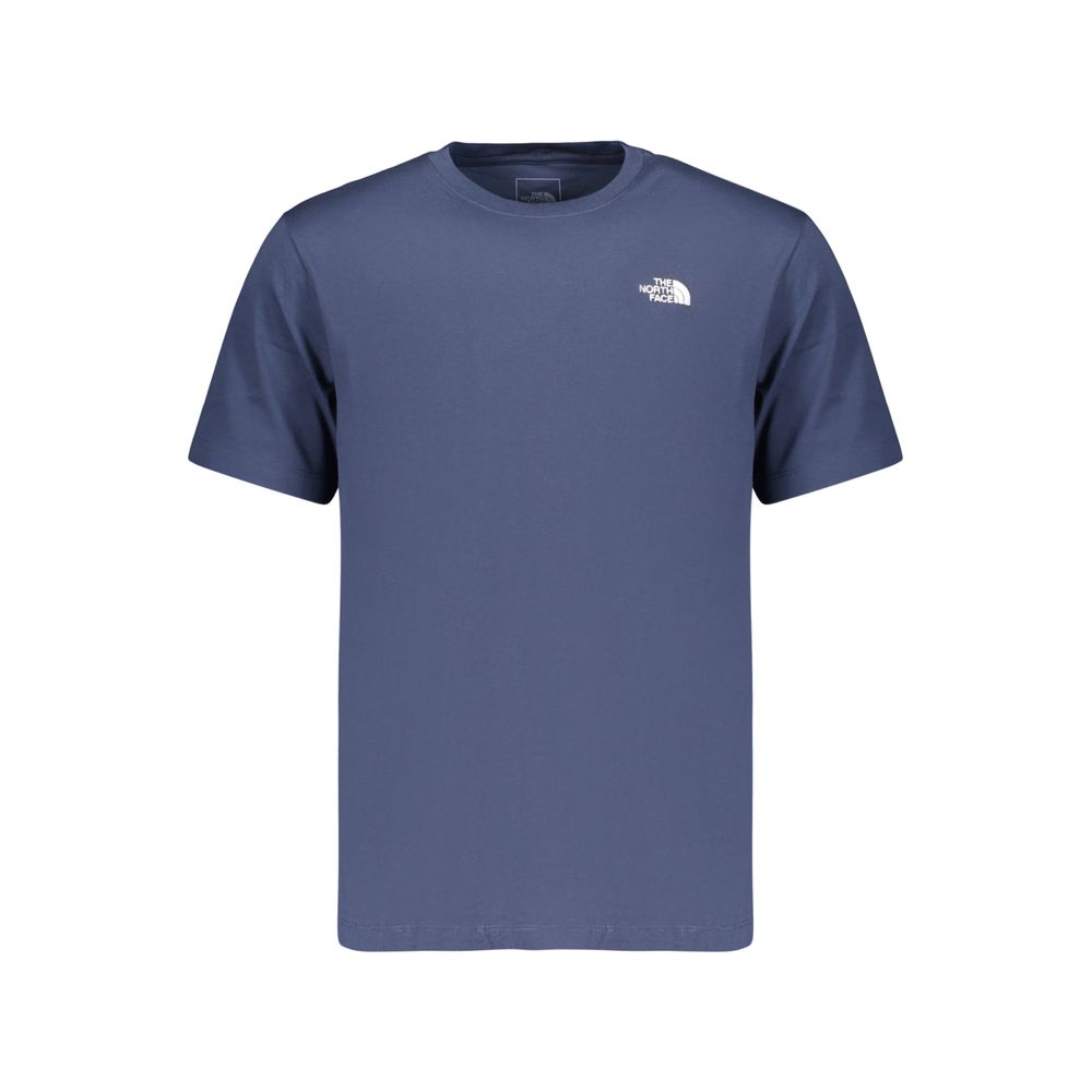 Blue Cotton Men's T-Shirt