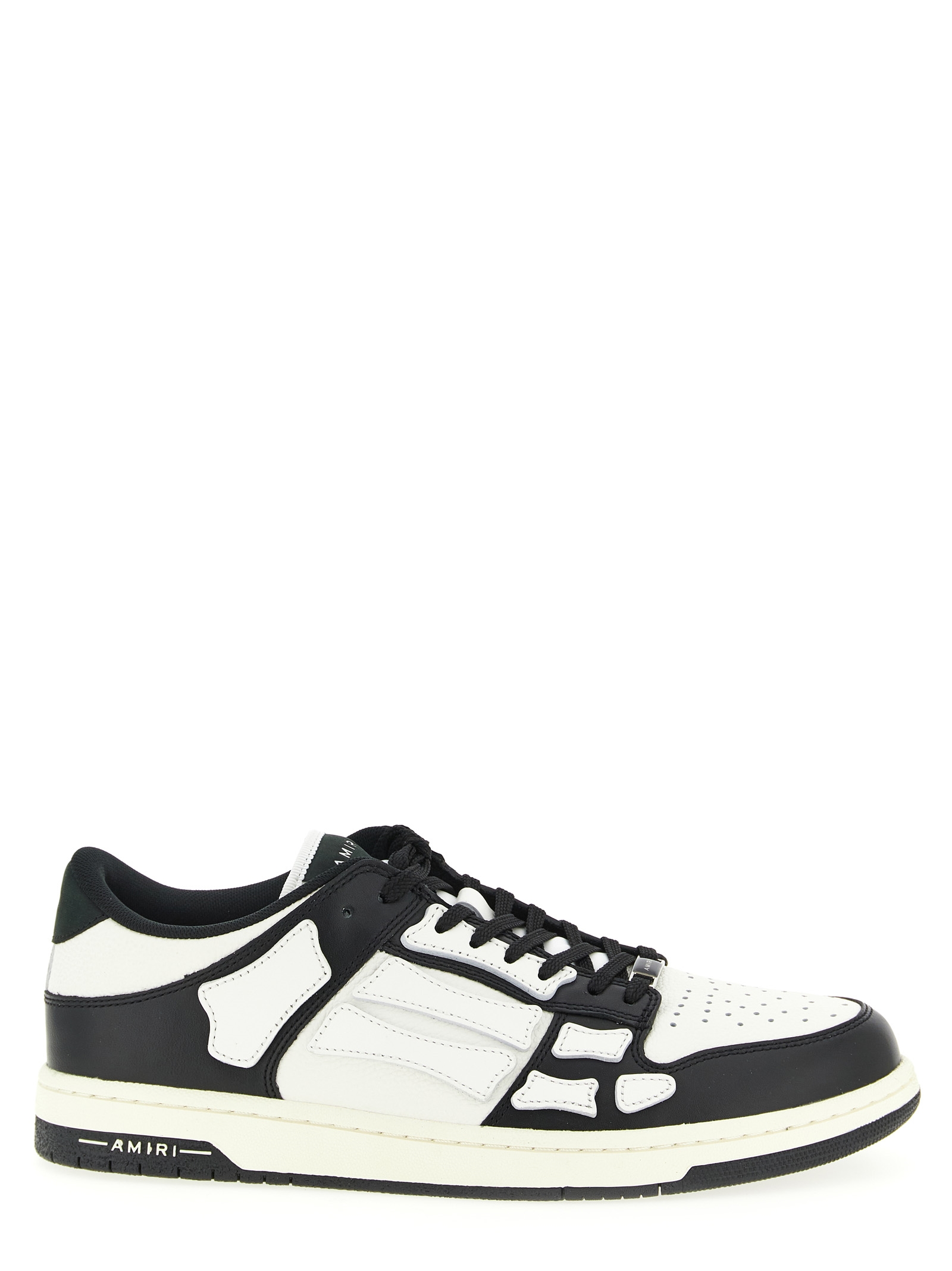 White Calfskin Low Top Sneakers