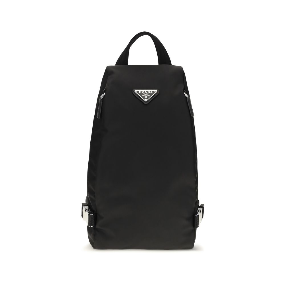 Black Nylon Backpack