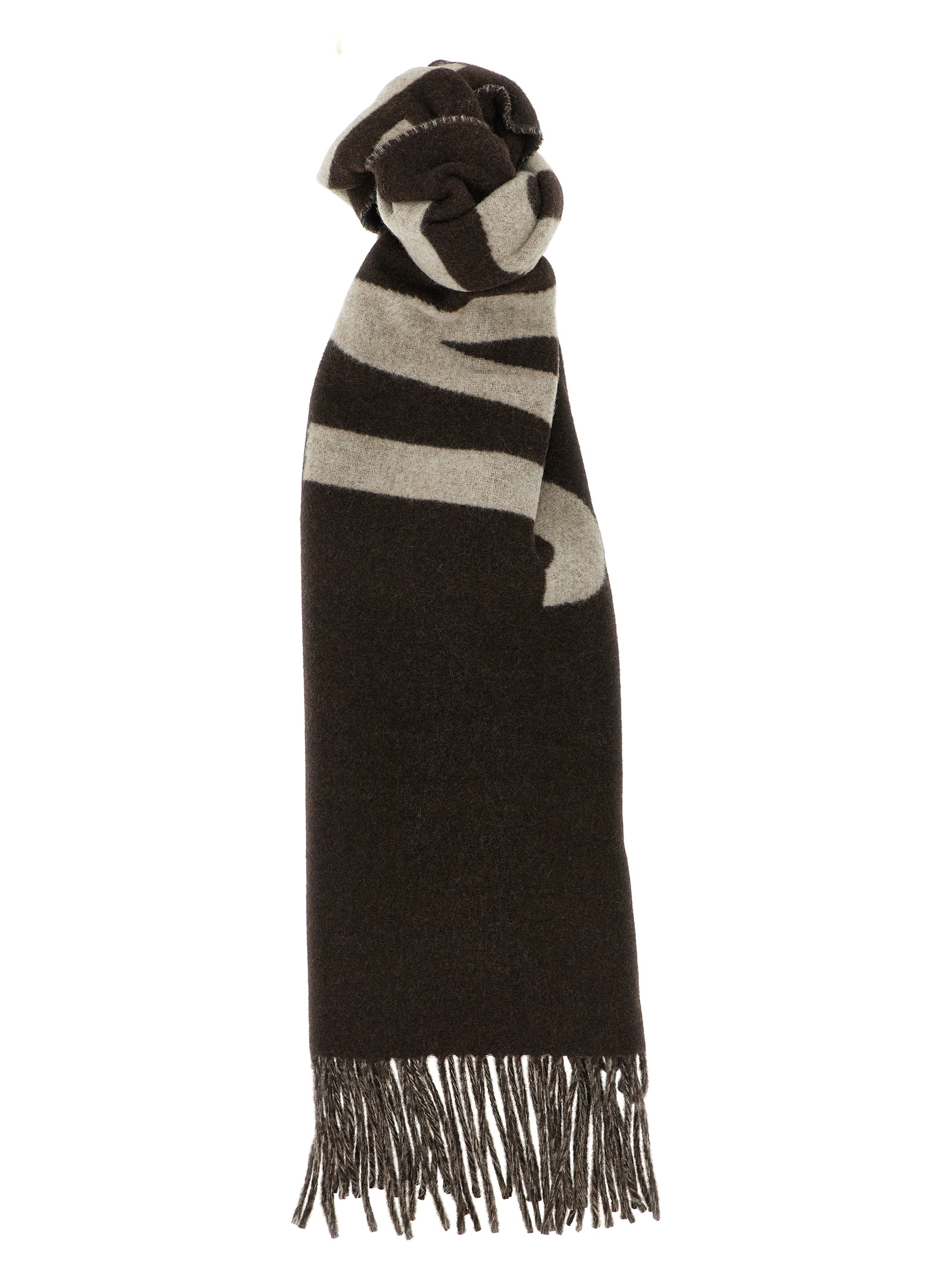 Brown Wool Foulard