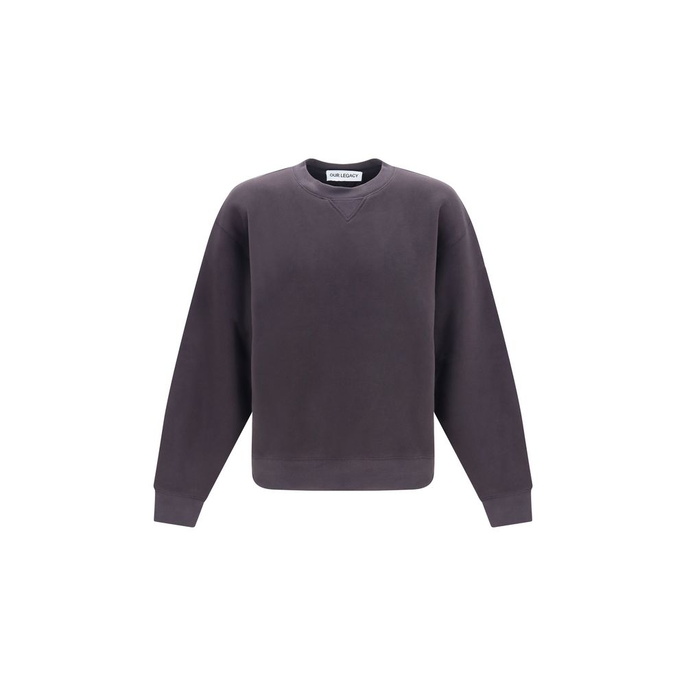 Black Cotton Sweatshirt