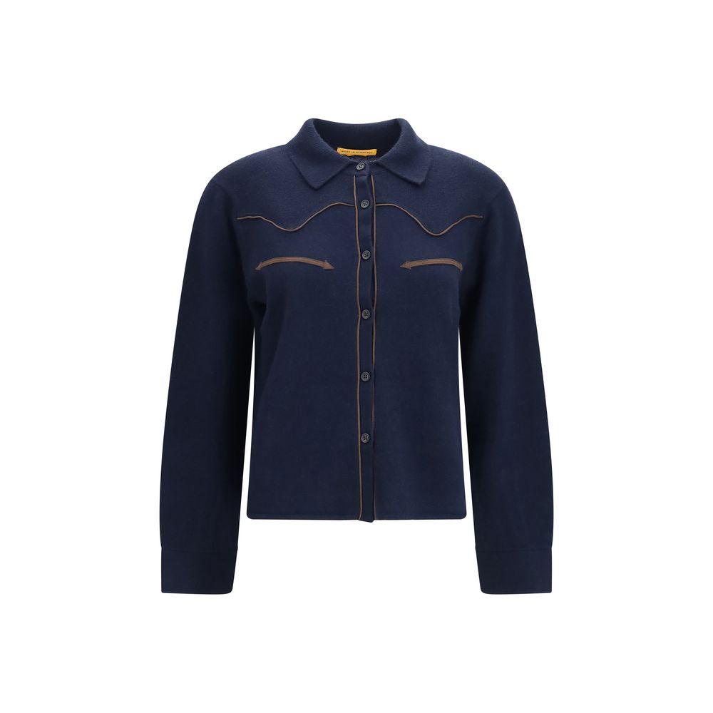 Blue Cashmere Shirt