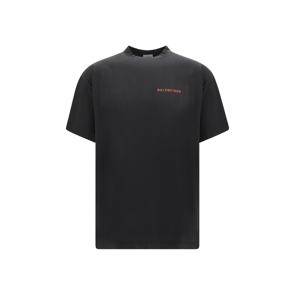 Black Cotton T-Shirt
