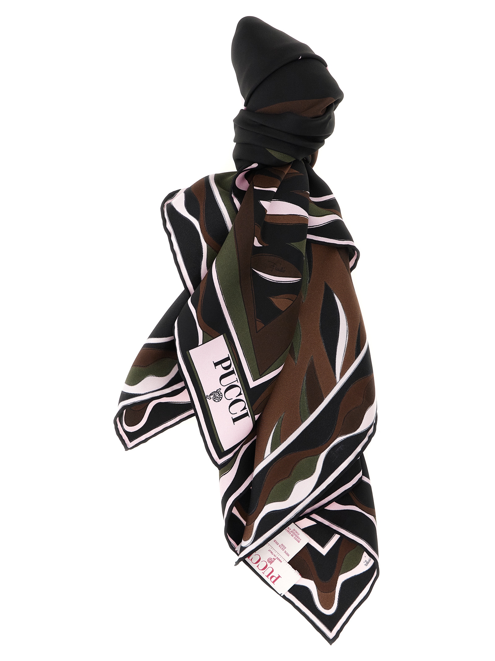 Multicolor Silk Scarf