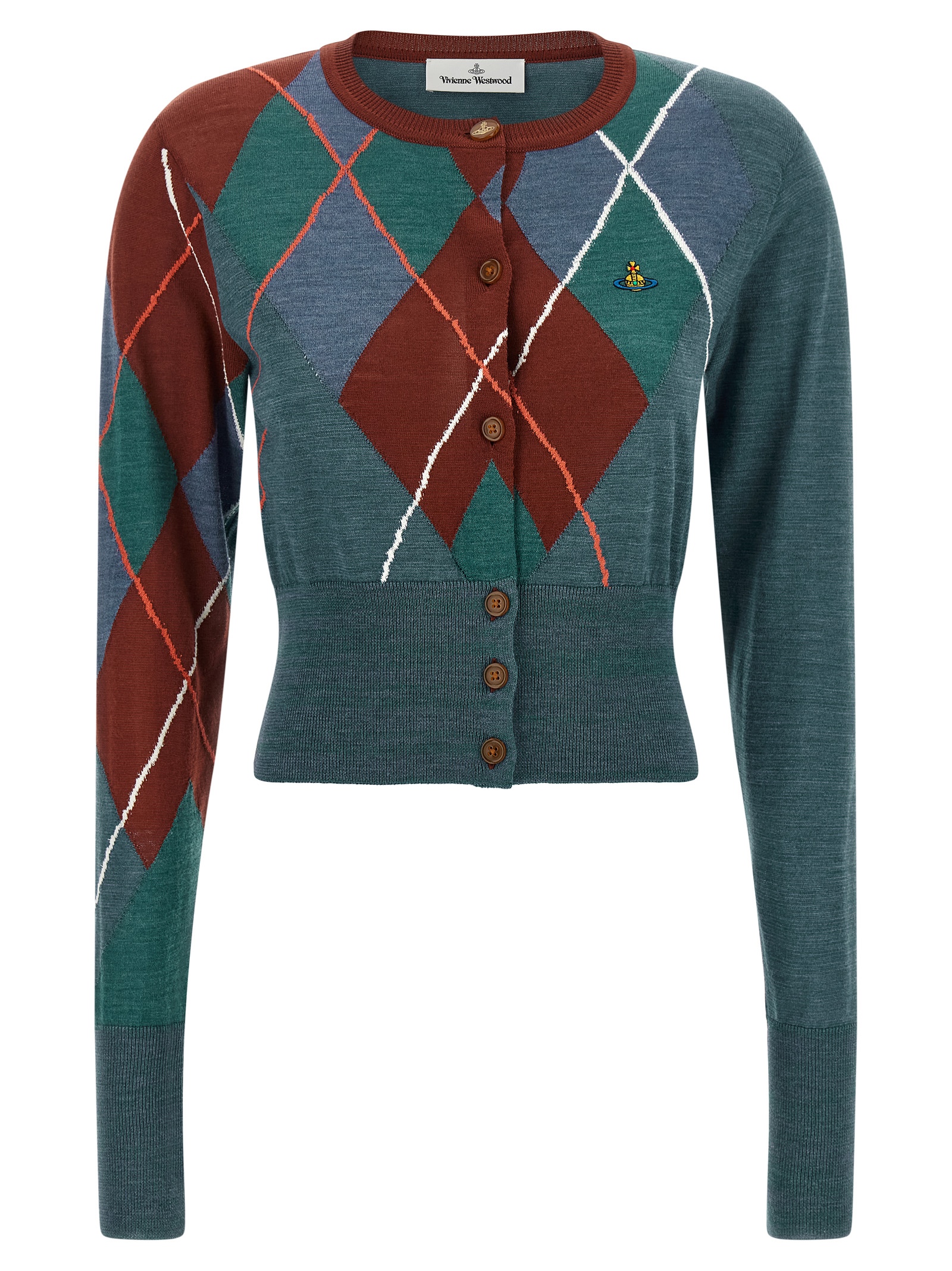 Multicolor Wool Cardigan
