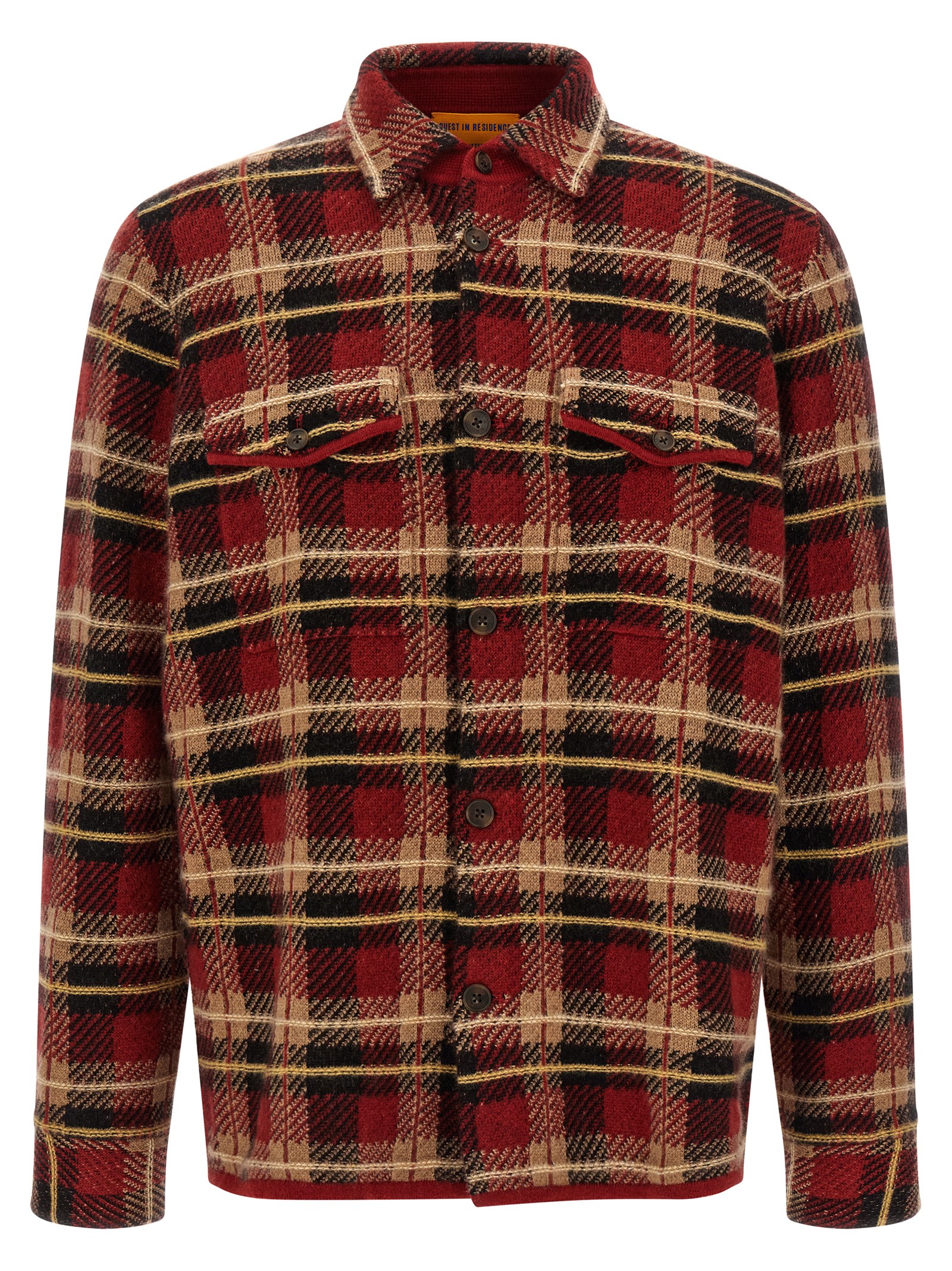 Red Cashmere Blouse