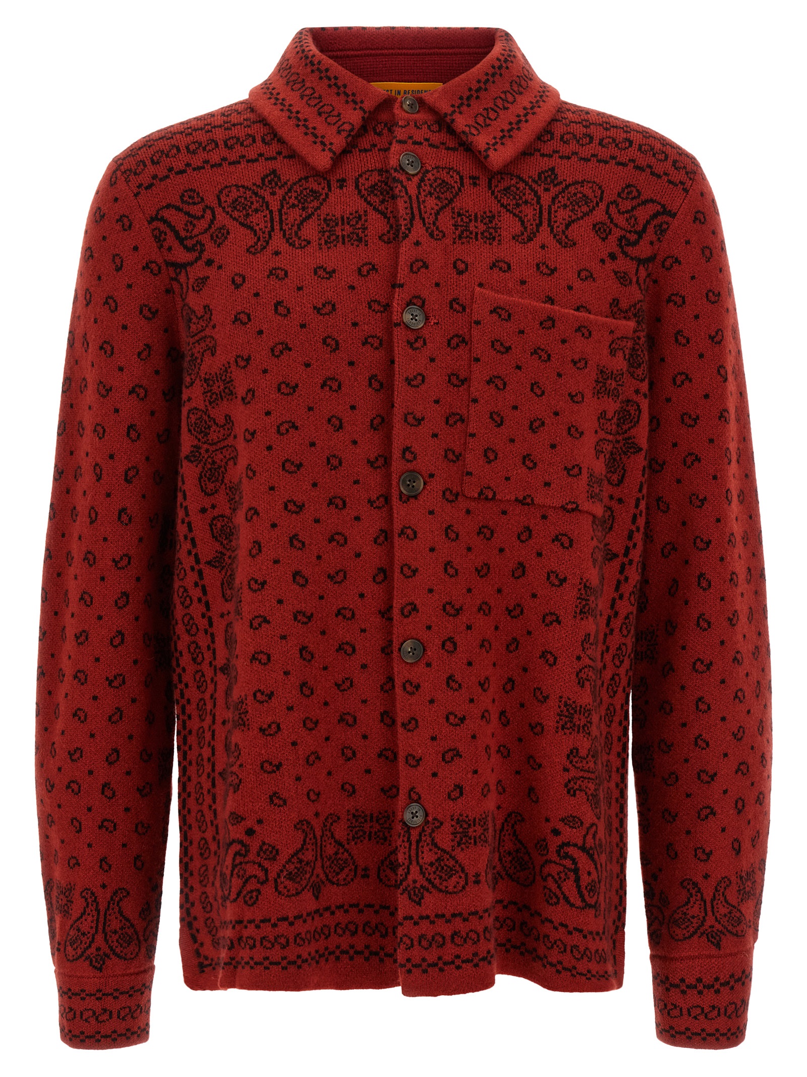 Red Cashmere Blouse