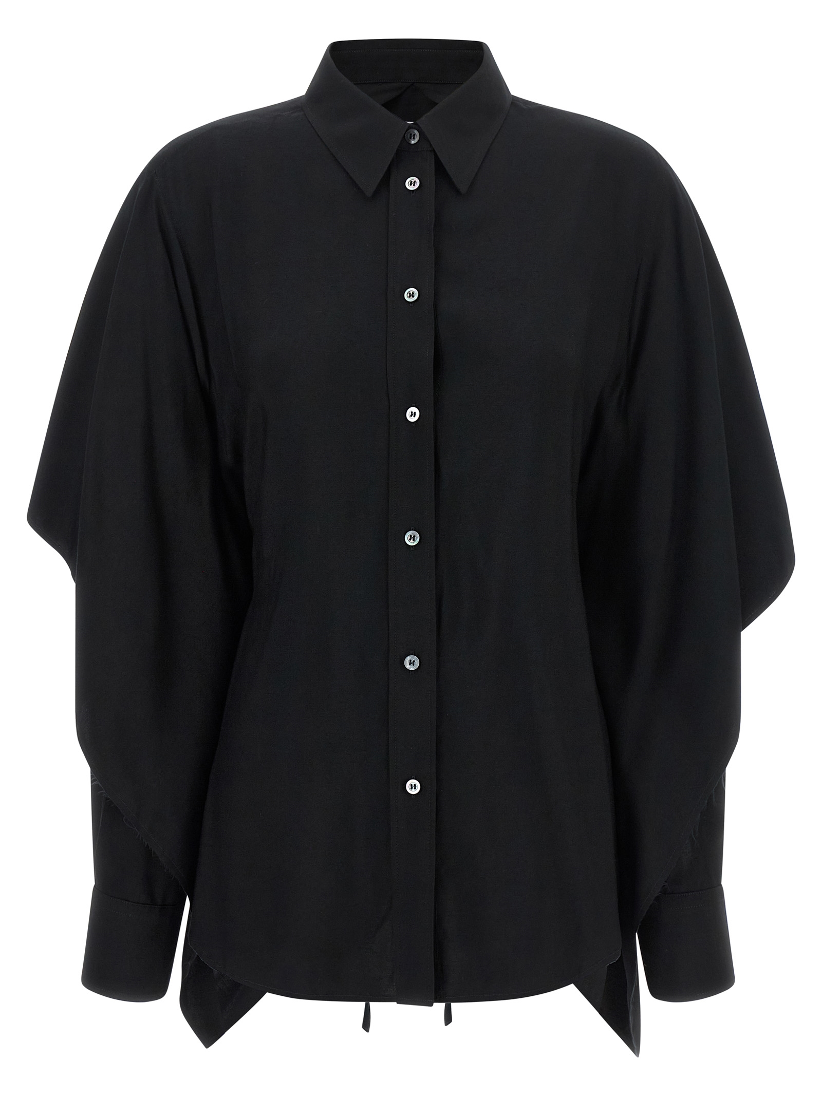 Black Viscose Blouse