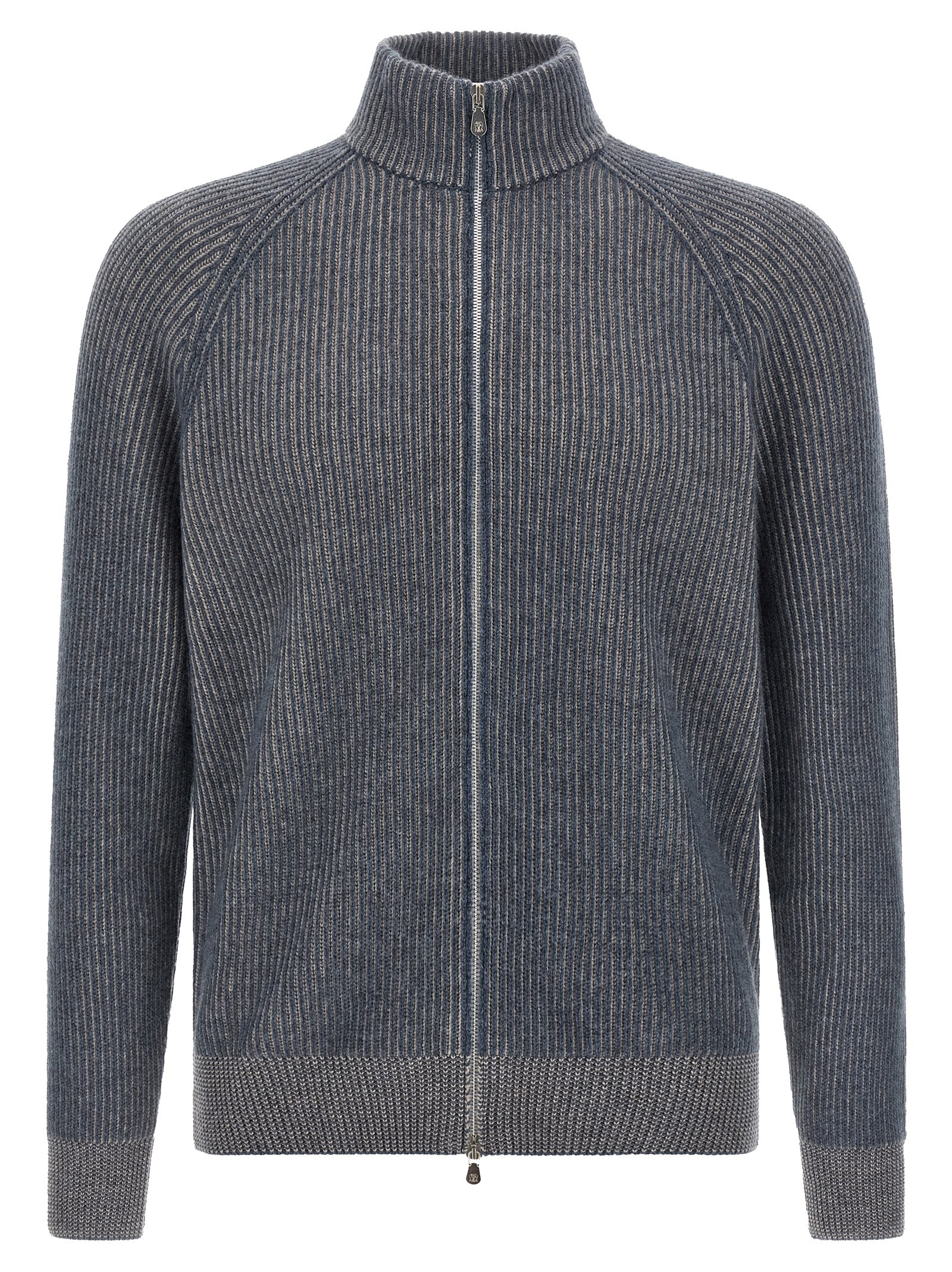 Blue Cashmere Cardigan