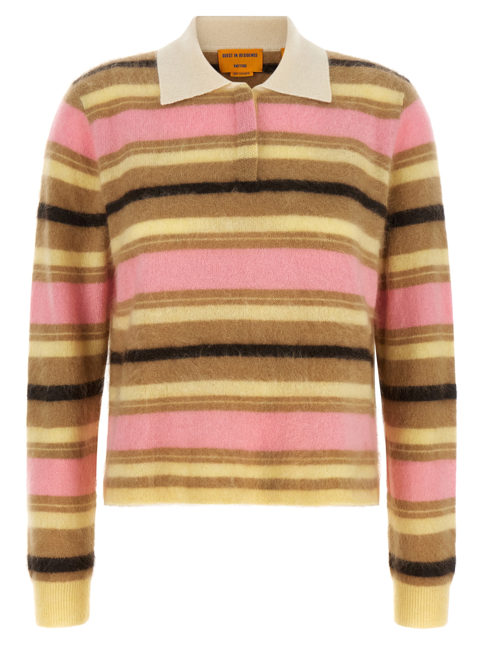 Multicolor Cashmere Polo Shirt