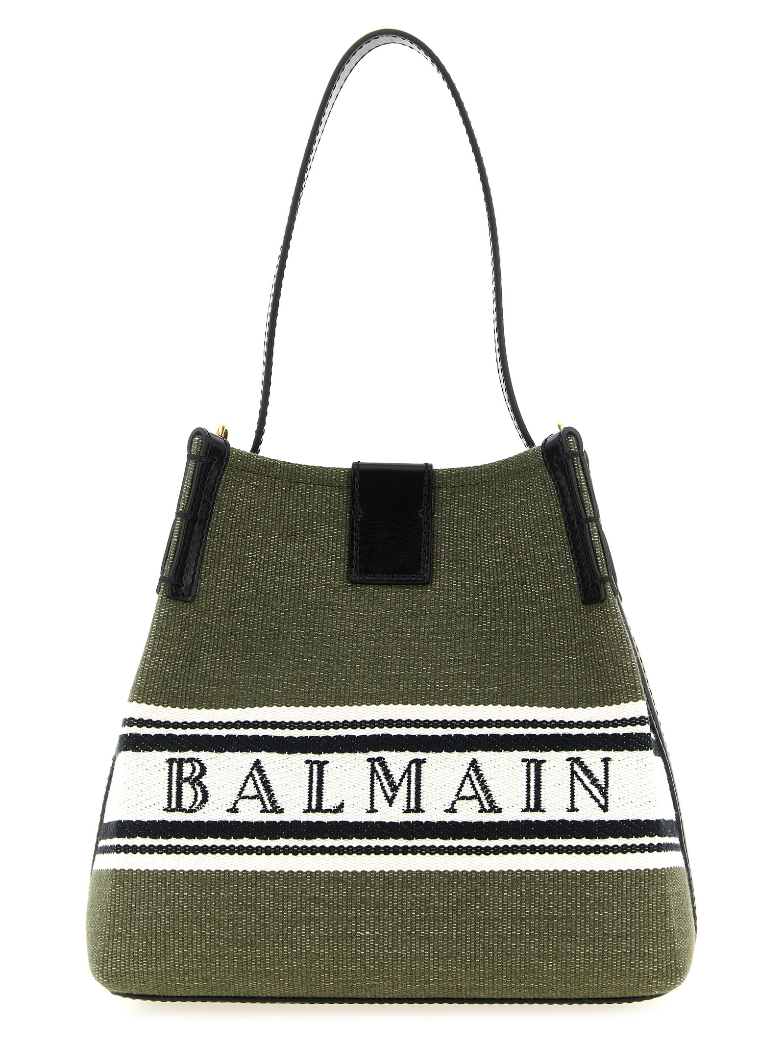 Bicolor Cotton Handbag