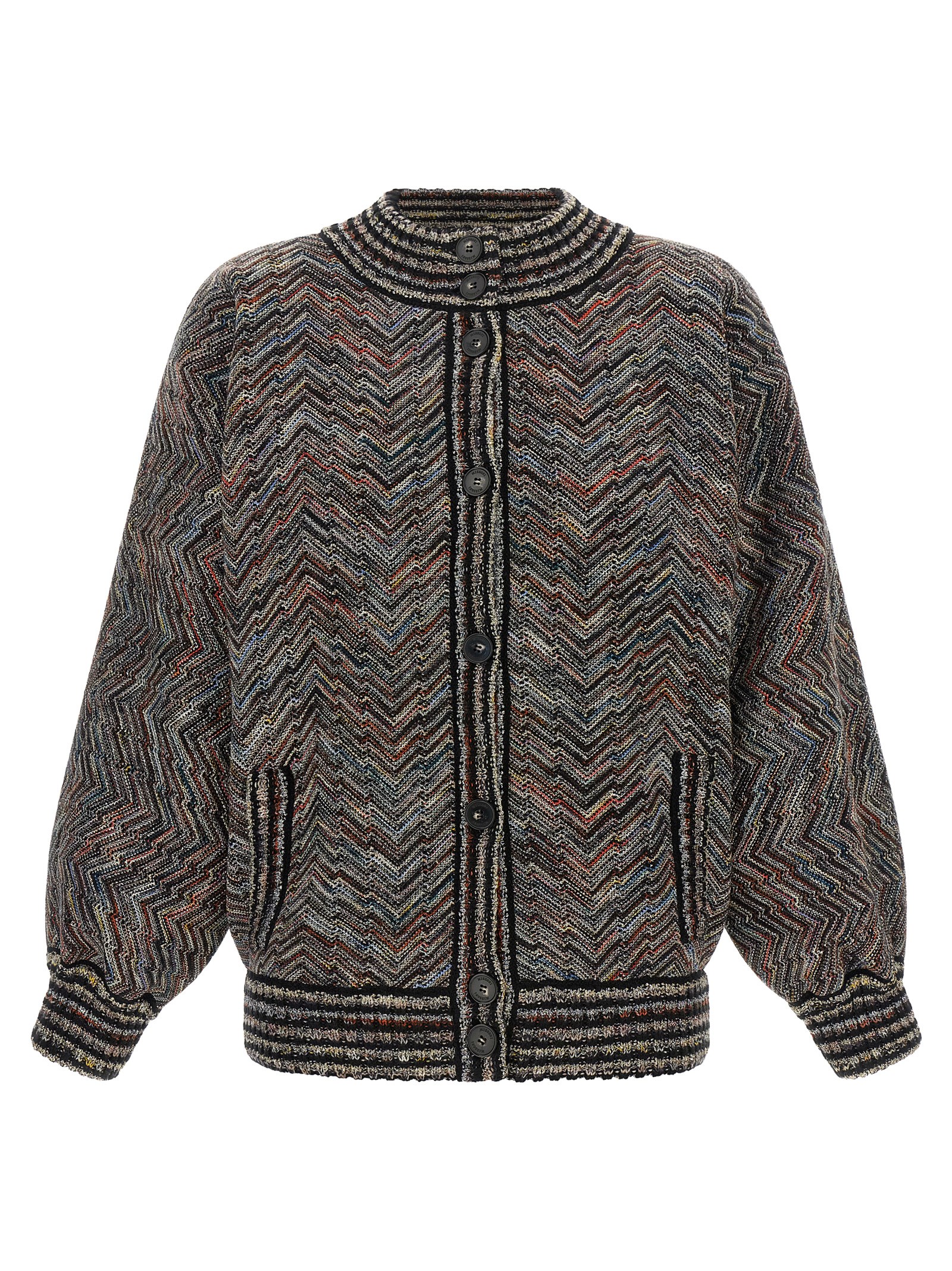 Multicolor Wool Bomber