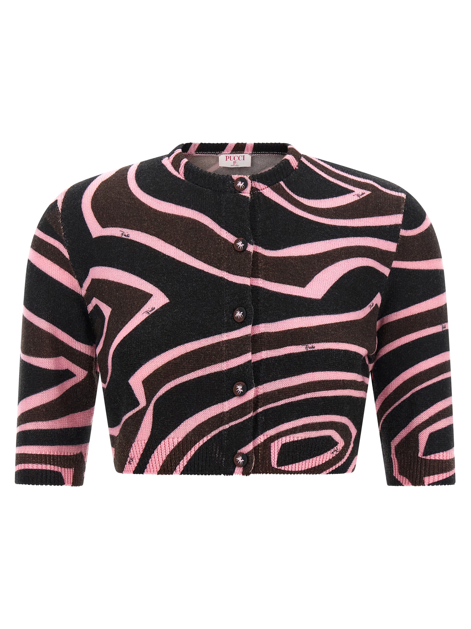 Multicolor Wool Cardigan