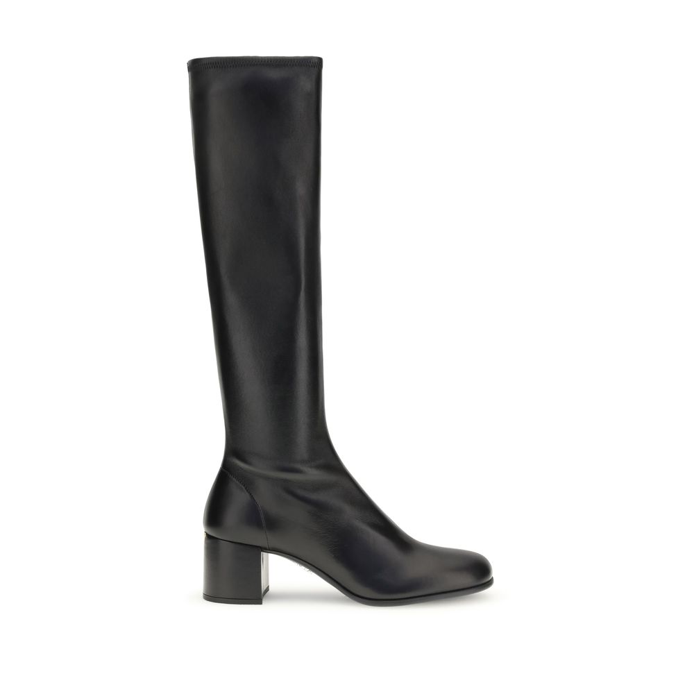 Black Lamb Ovis Aries Ankle Boots