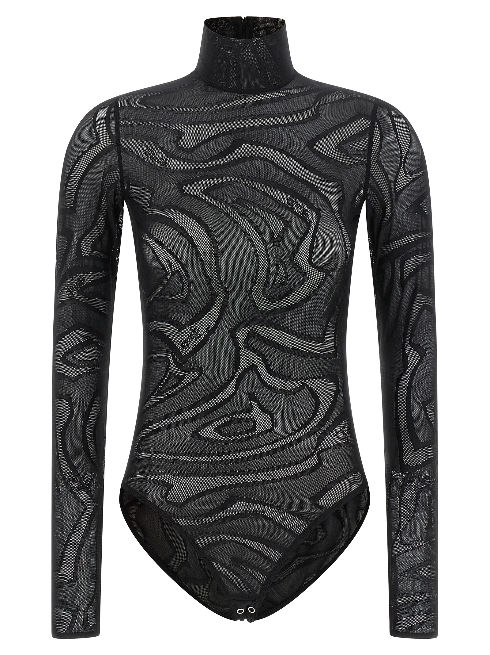 Black Polyamide Bodysuit
