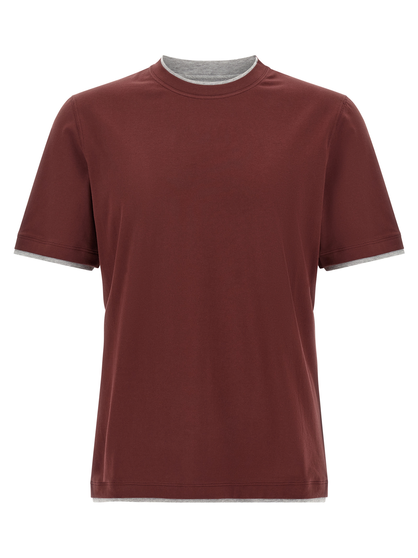 Bordeaux Cotton T-Shirt