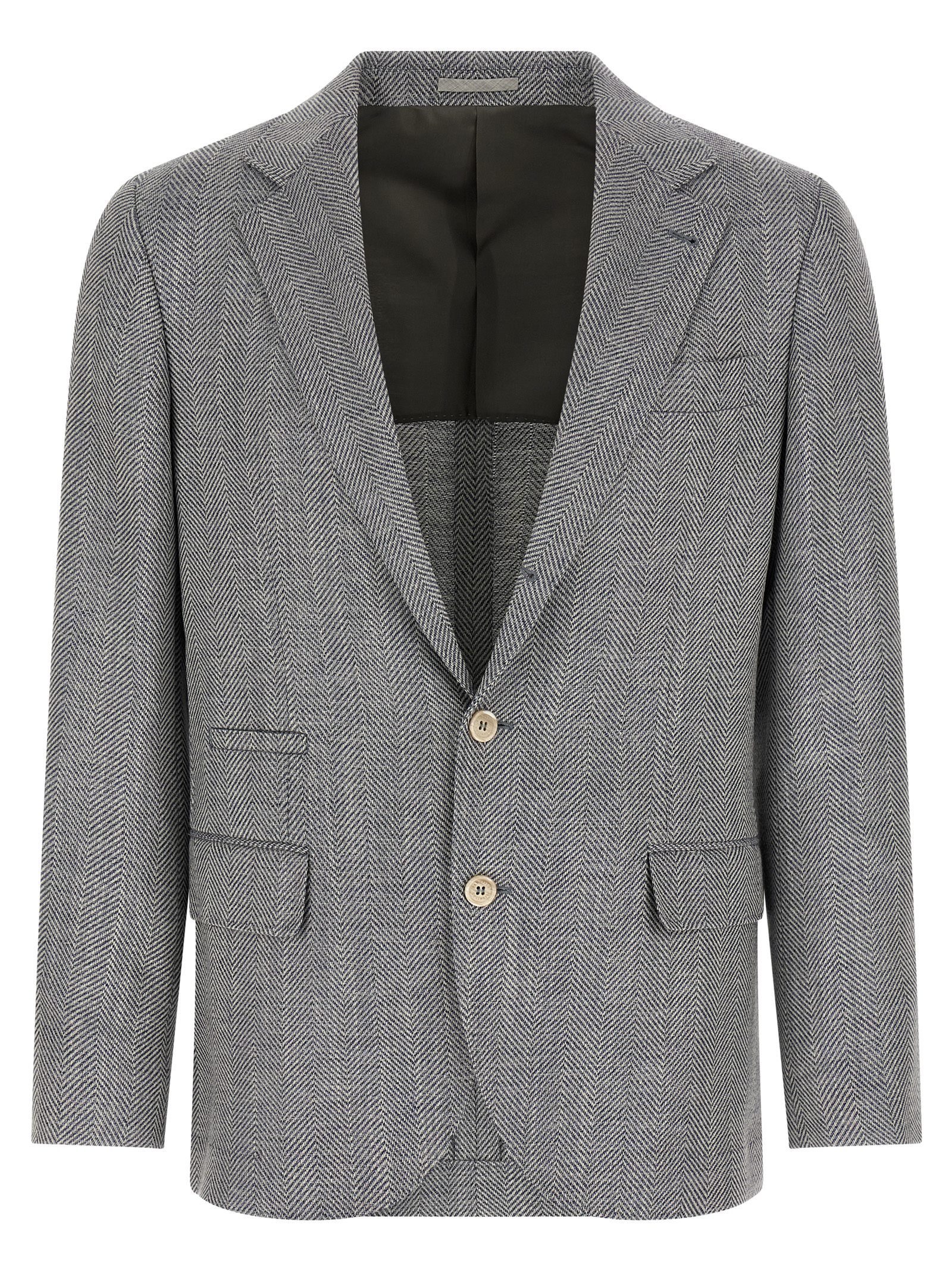 Gray Wool Blazer