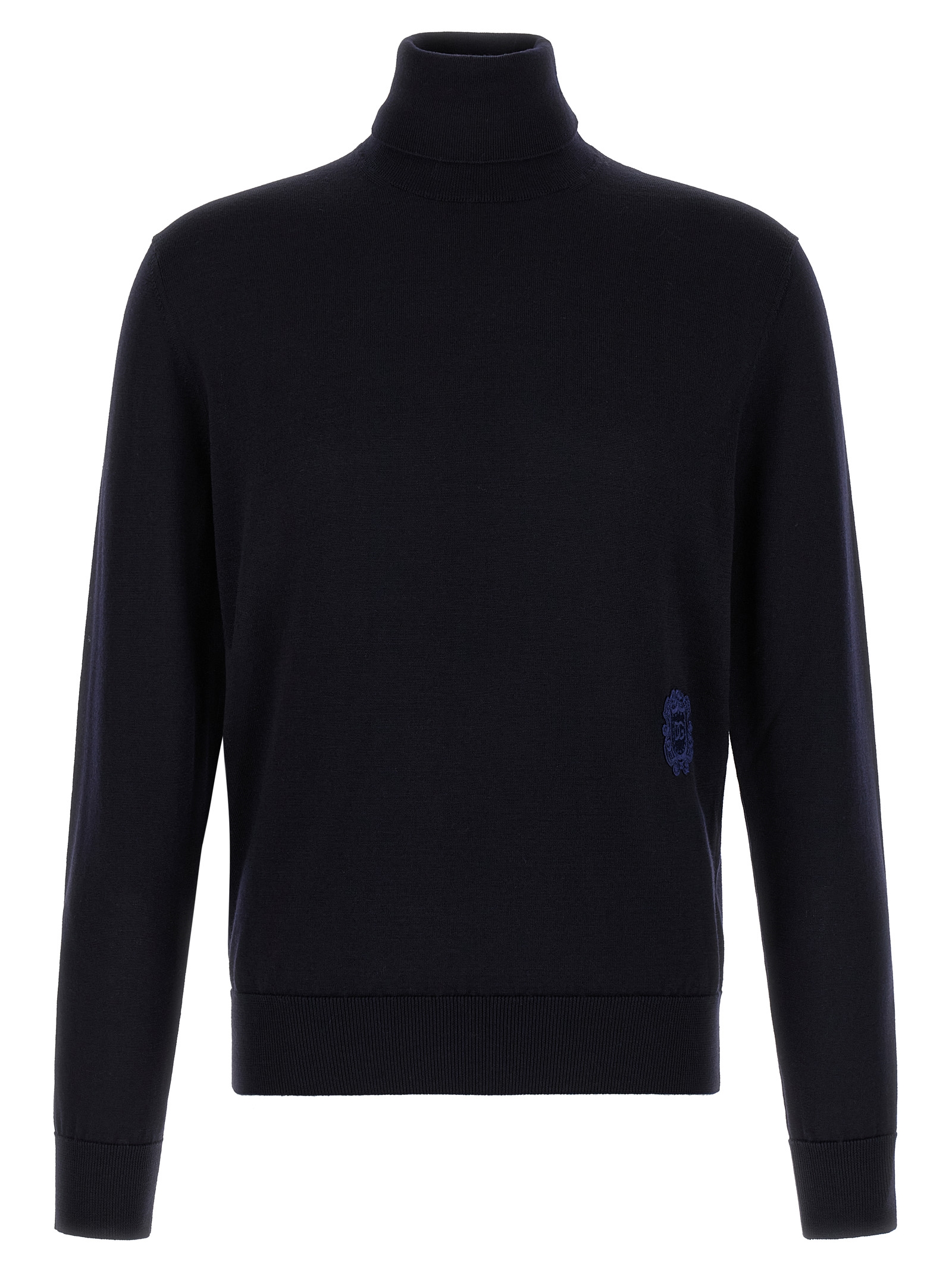 Blue Virgin Wool Cardigan