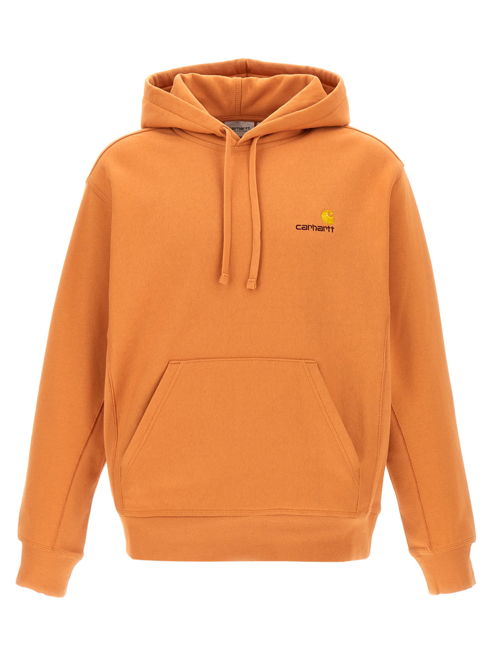Orange Cotton Sweatshirt