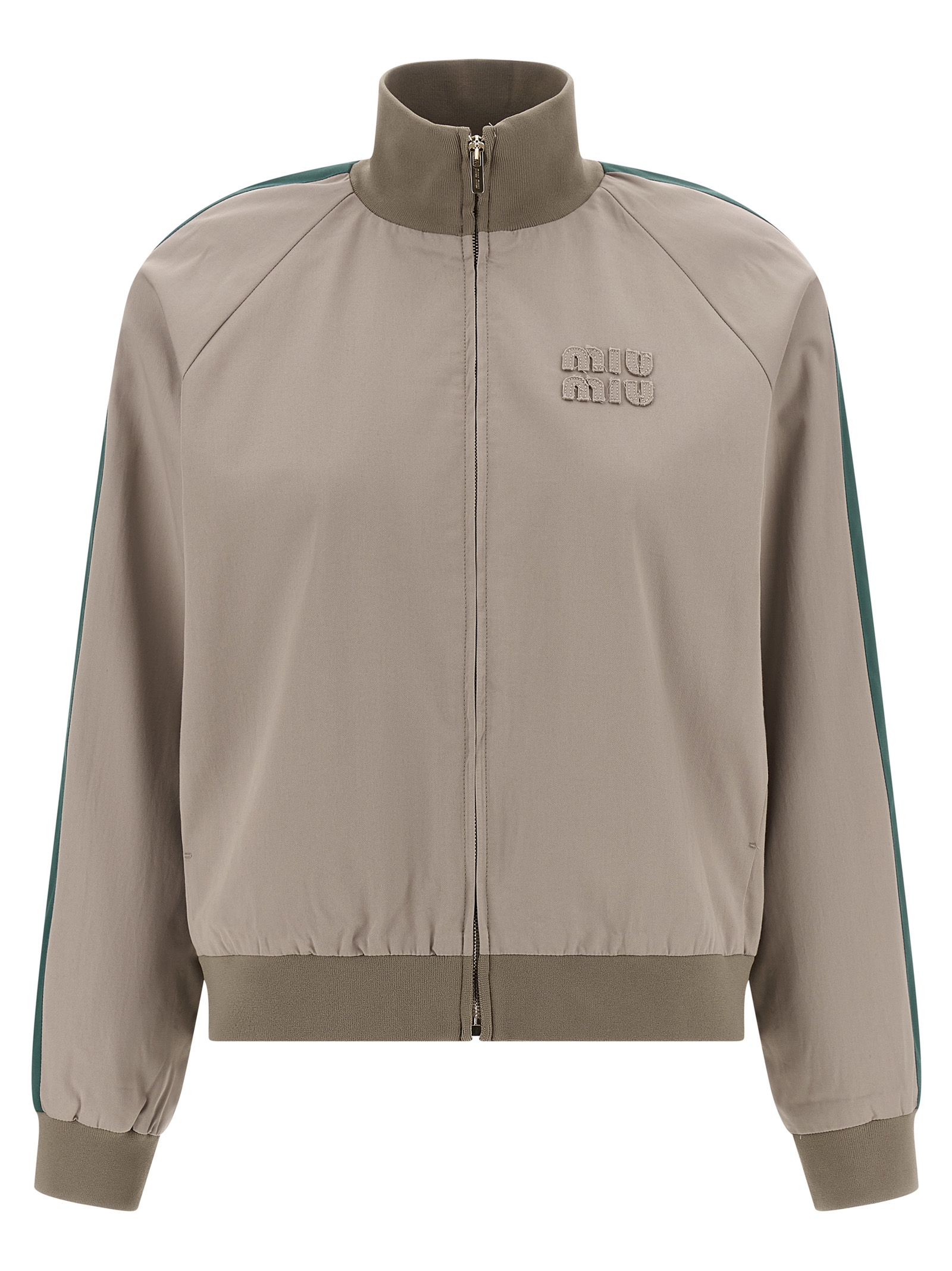 Gray Cotton Bomber