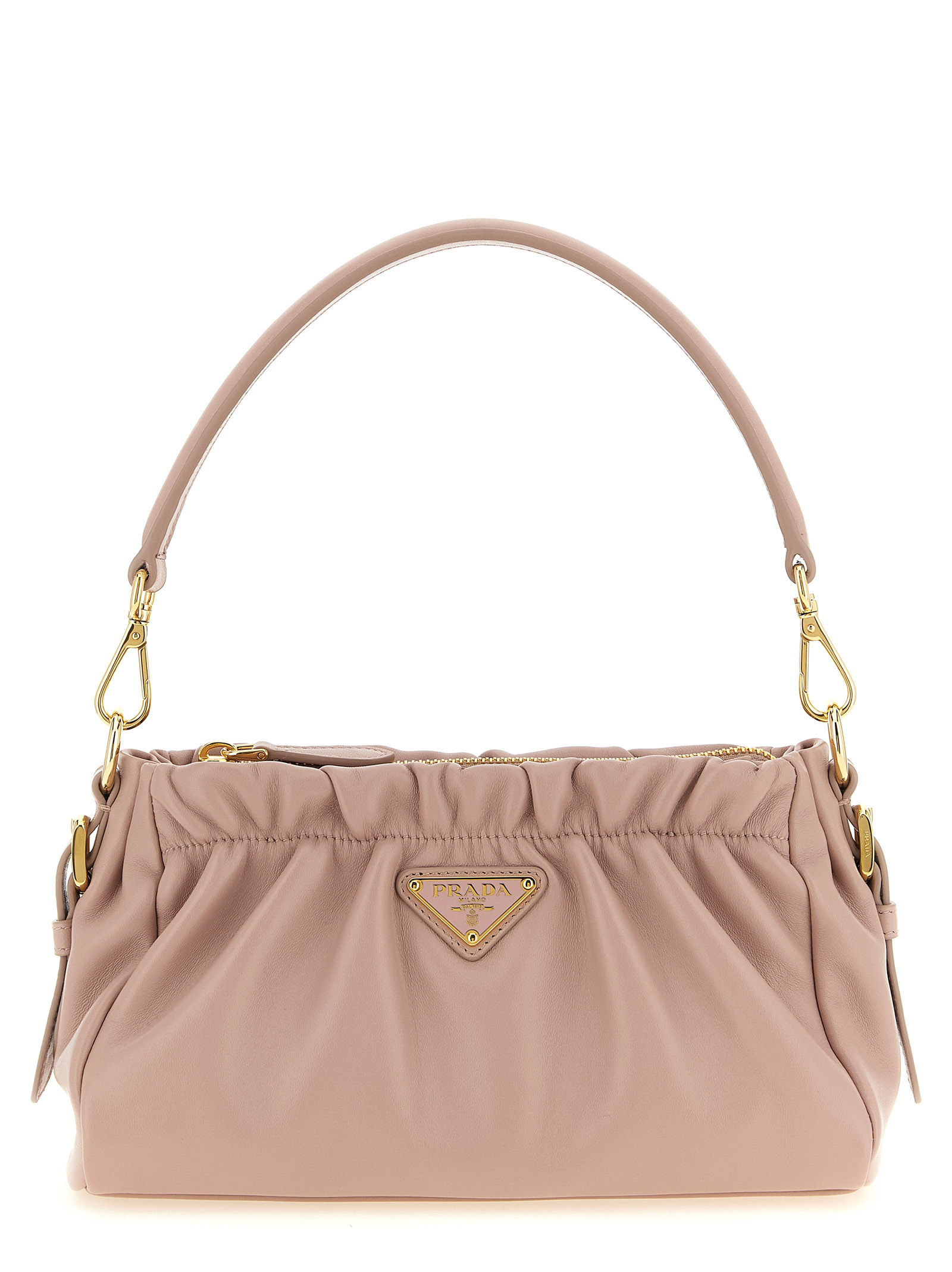 Multicolor Lamb Leather Shoulder Bag