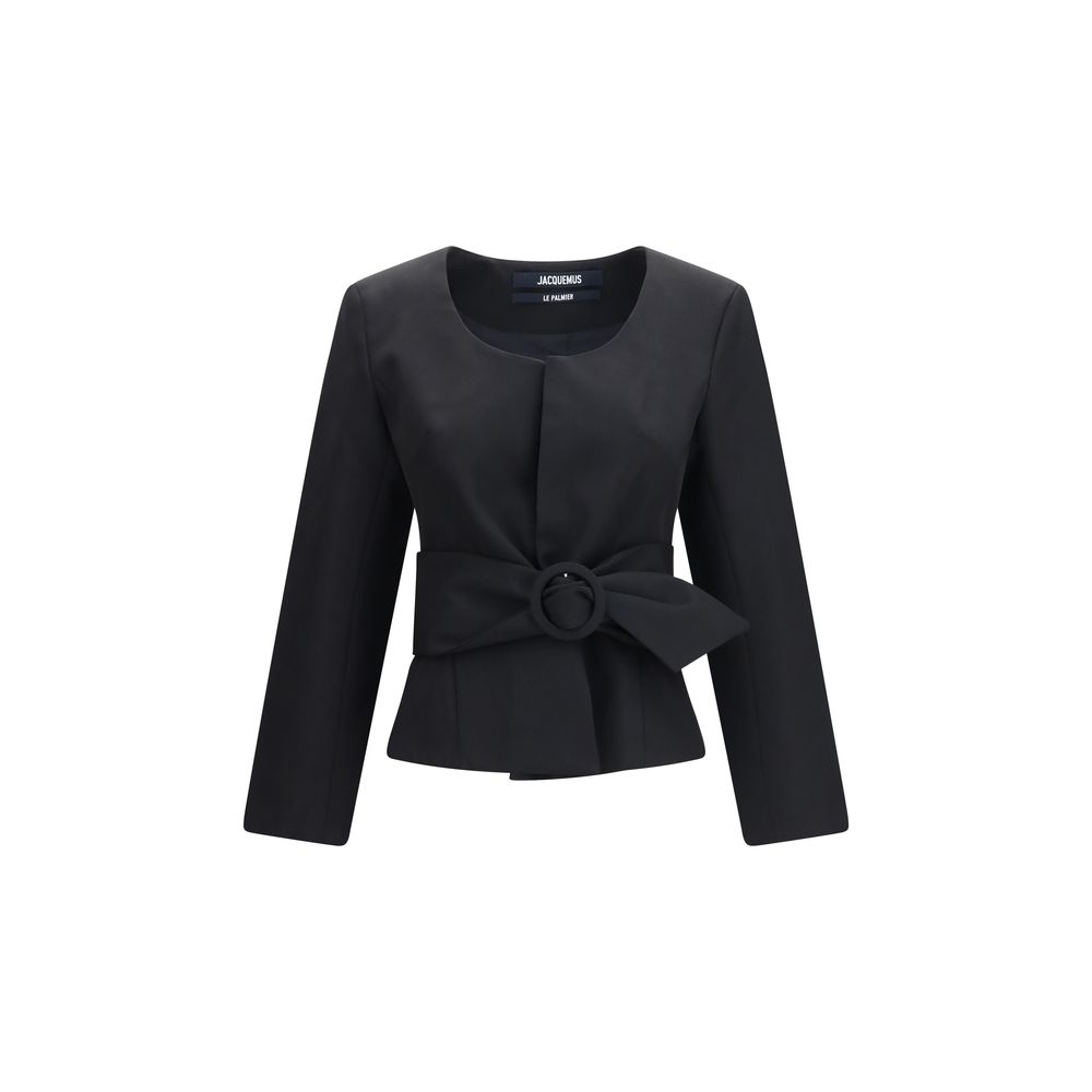 Black Wool Oves Aries Full-Length Jacket