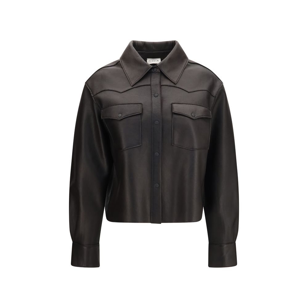 Black Lamb Leather Leather Jacket