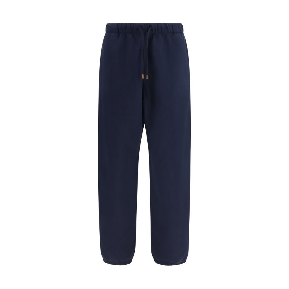 Blue Cotton Joggers (Workout Pants)