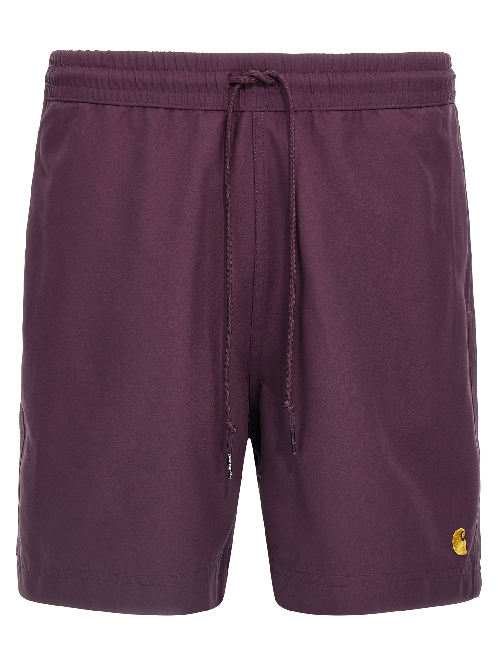 Purple Polyester Shorts