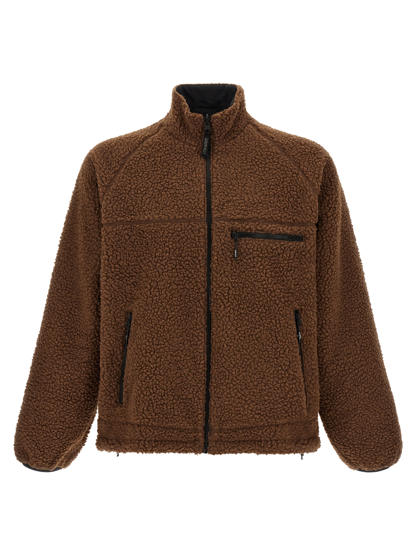 Multicolor Polyester Full-Length Jacket