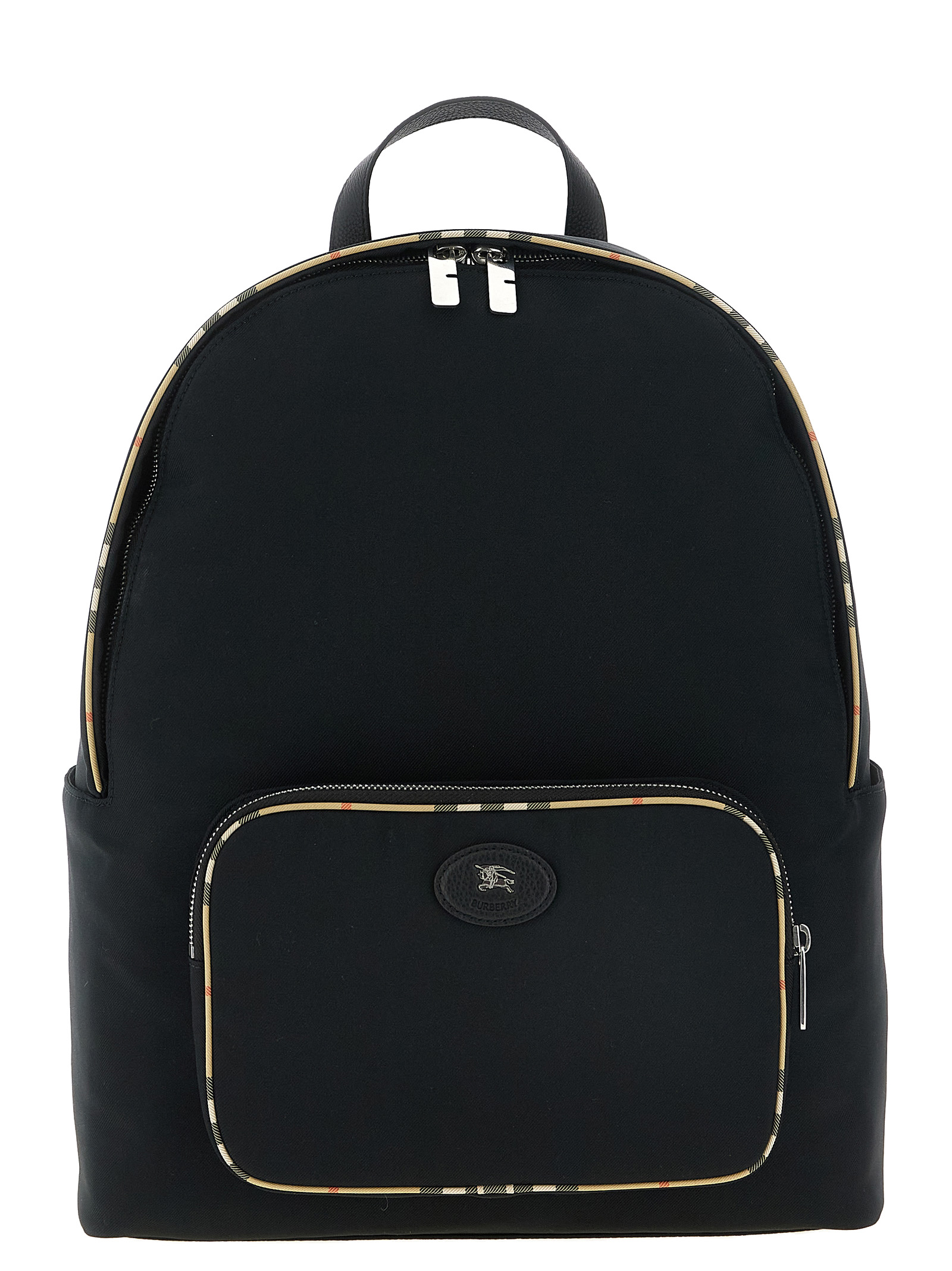 Black Polyester Backpack