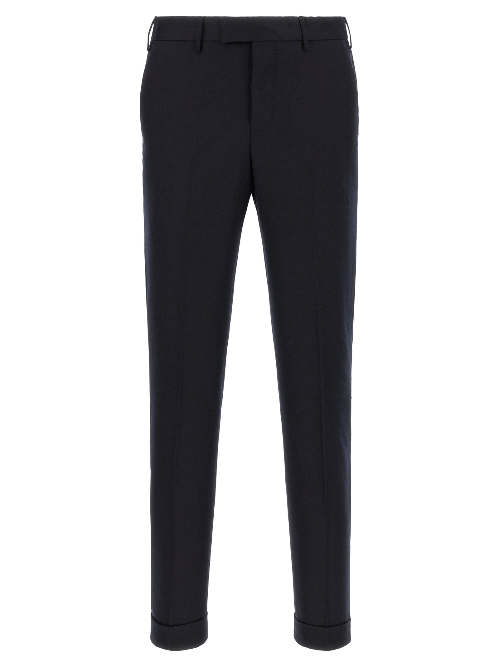 Blue Virgin Wool Dress Pants