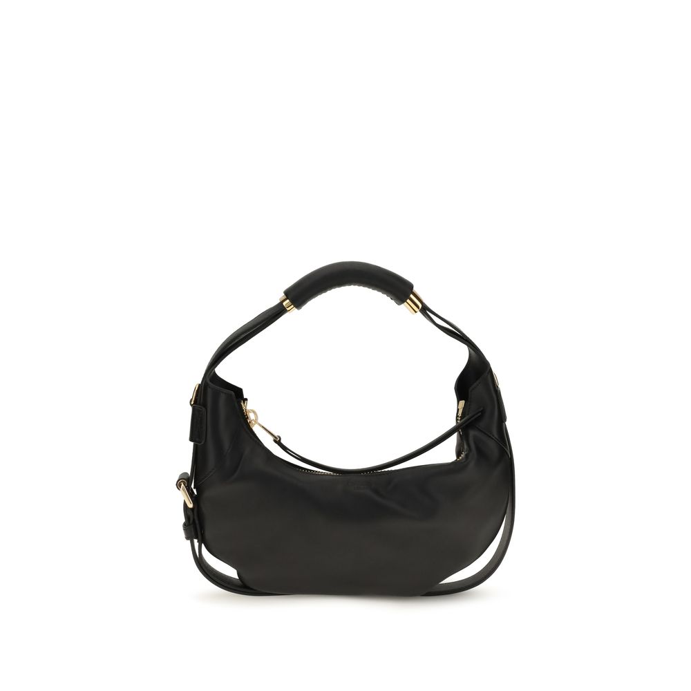 Black Calf Leather Bos Taurus Handbag