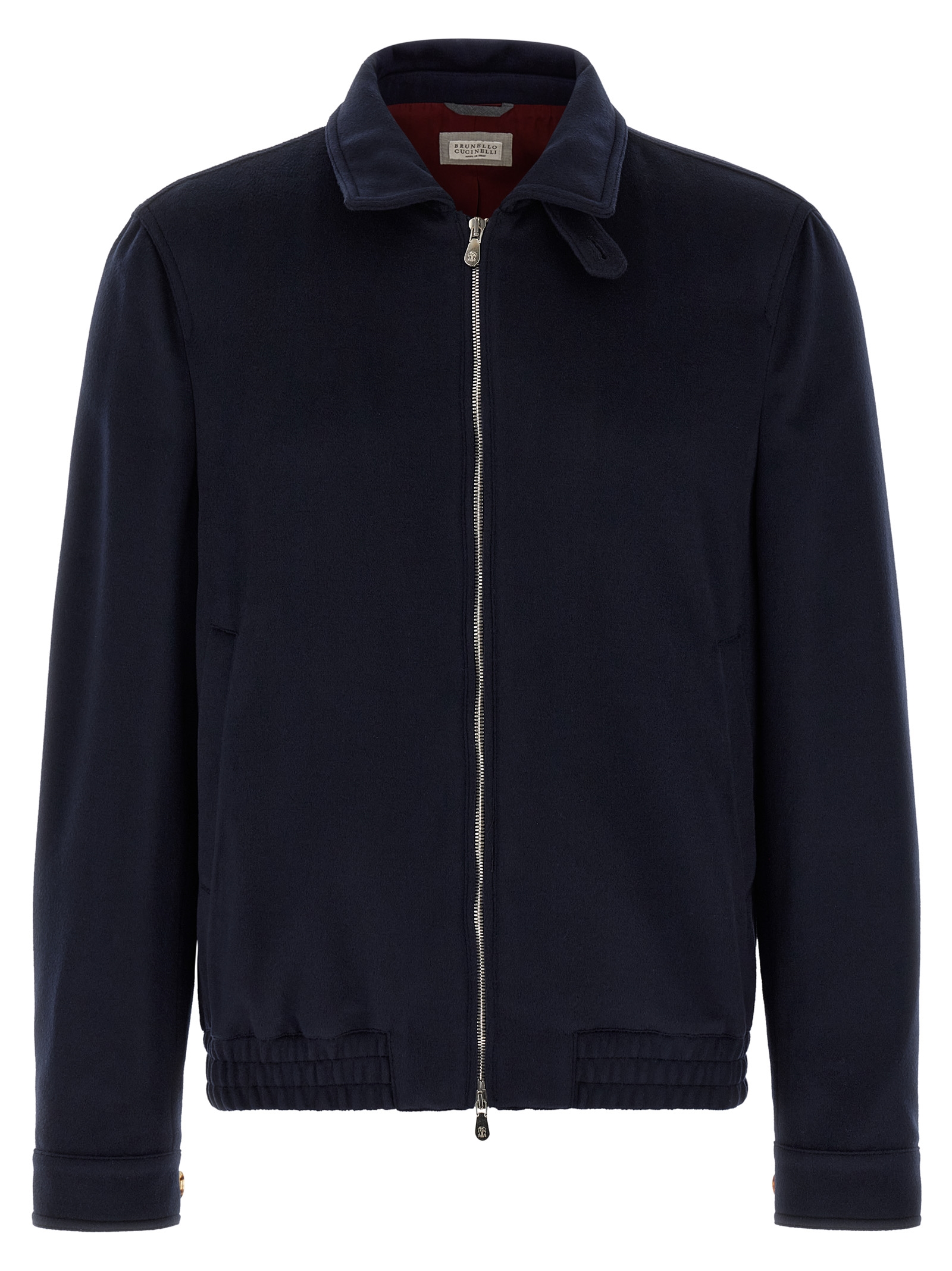 Blue Virgin Wool Bomber