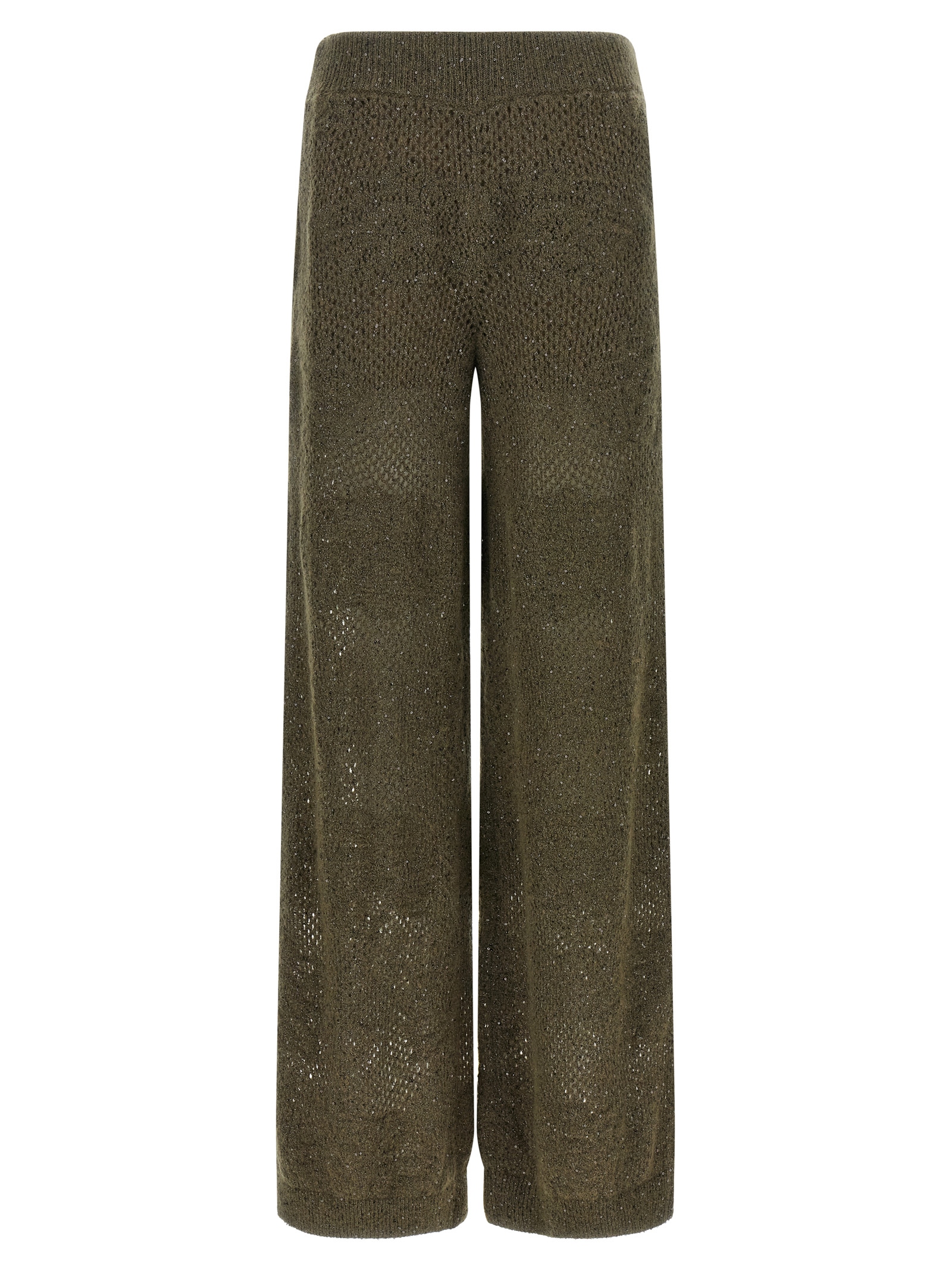 Bicolor Nylon Casual Pants