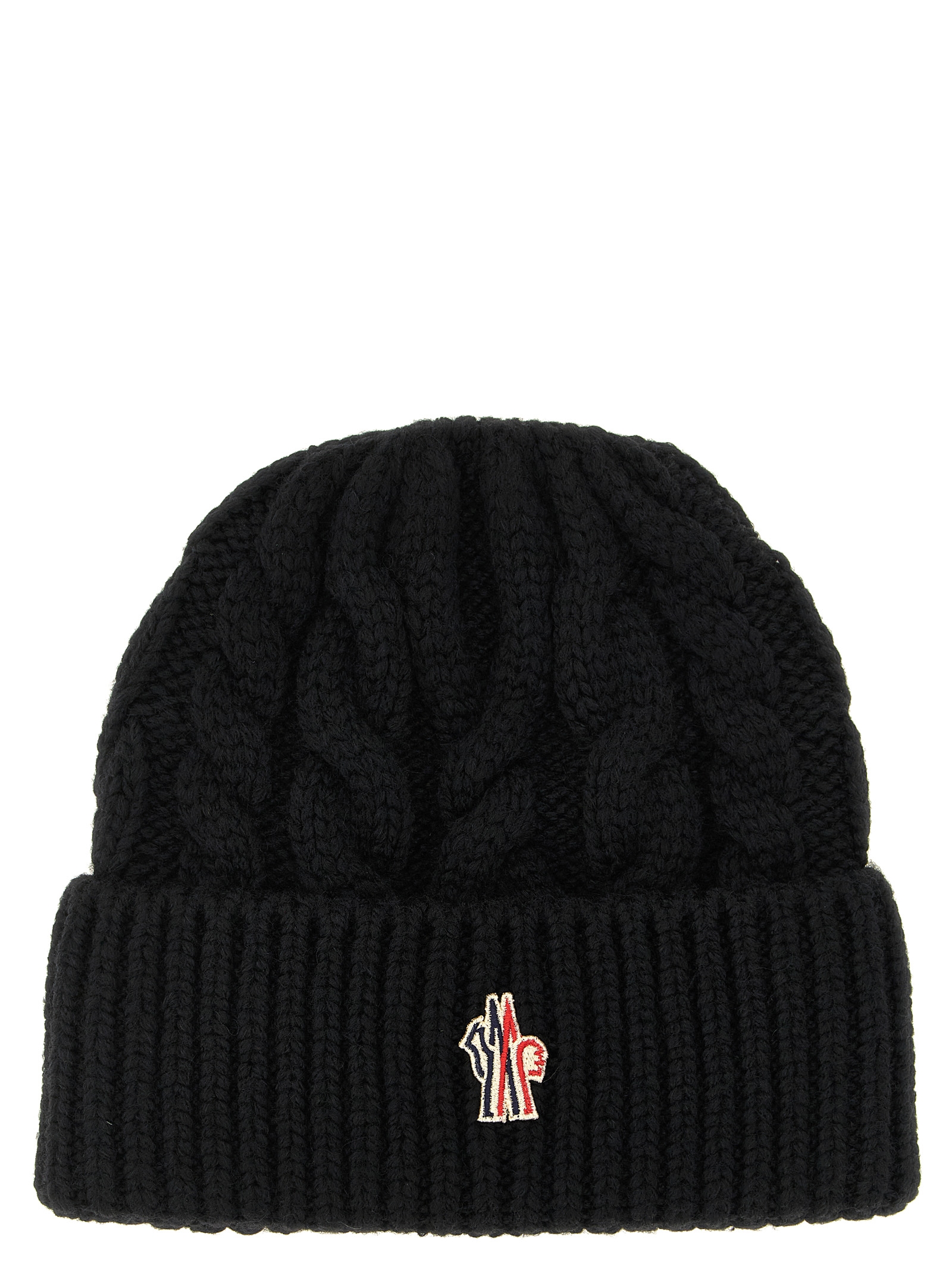 Black Virgin Wool Beanie