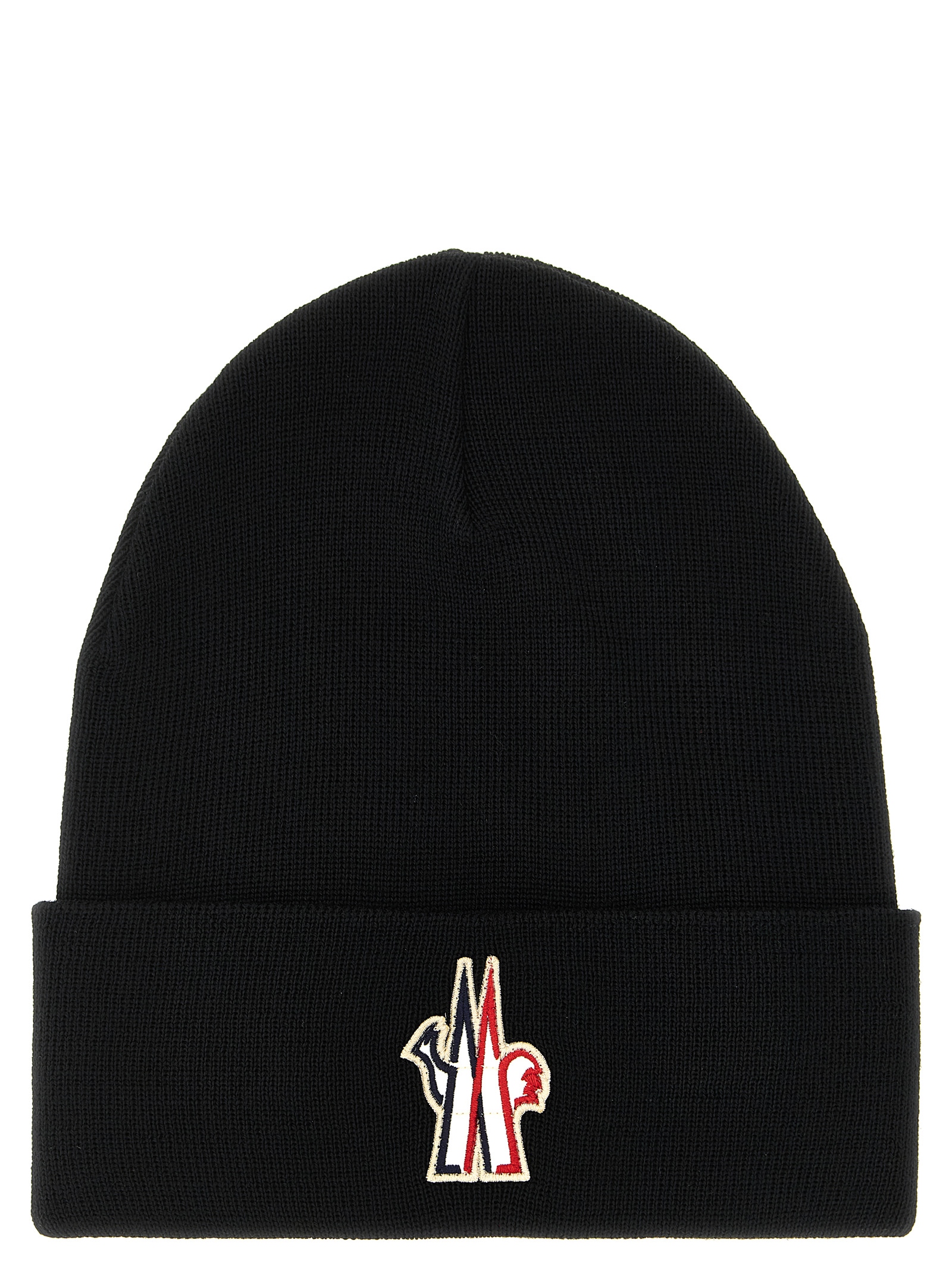 Black Virgin Wool Beanie