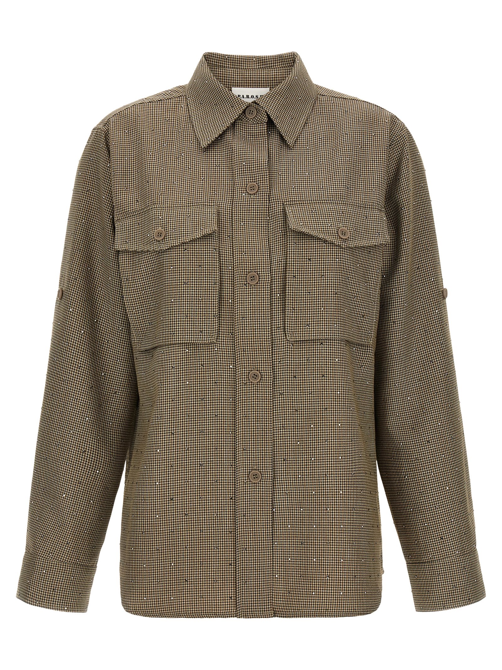 Brown Polyester Blouse
