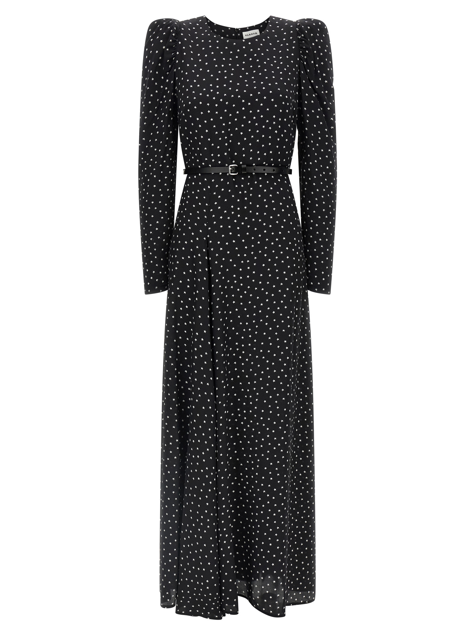 Black Silk Long Dress