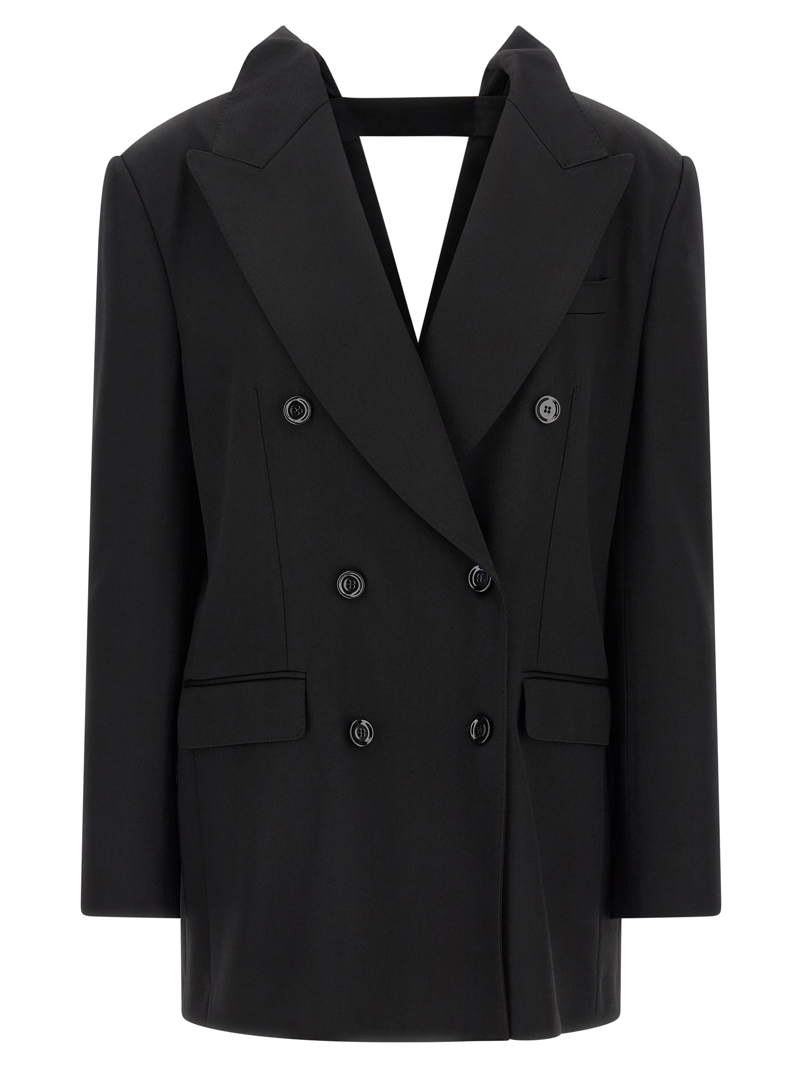 Black Virgin Wool Blazer