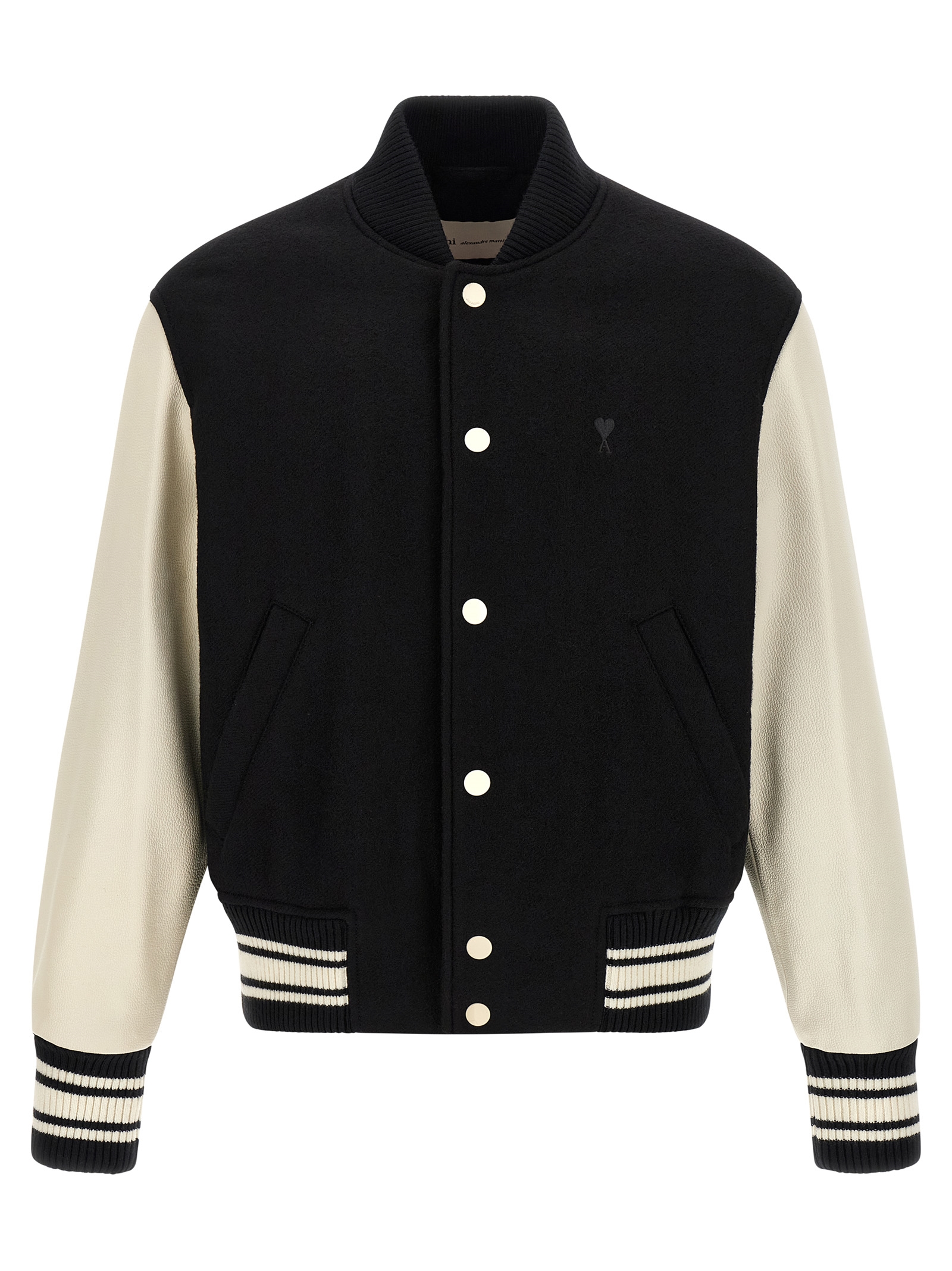 Bicolor Virgin Wool Bomber